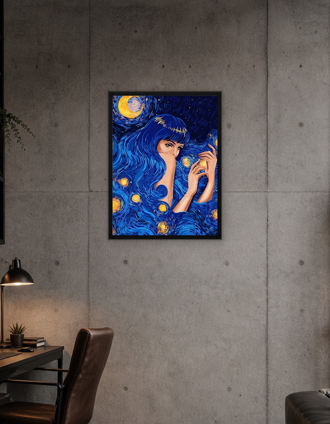 Starry Night Woman