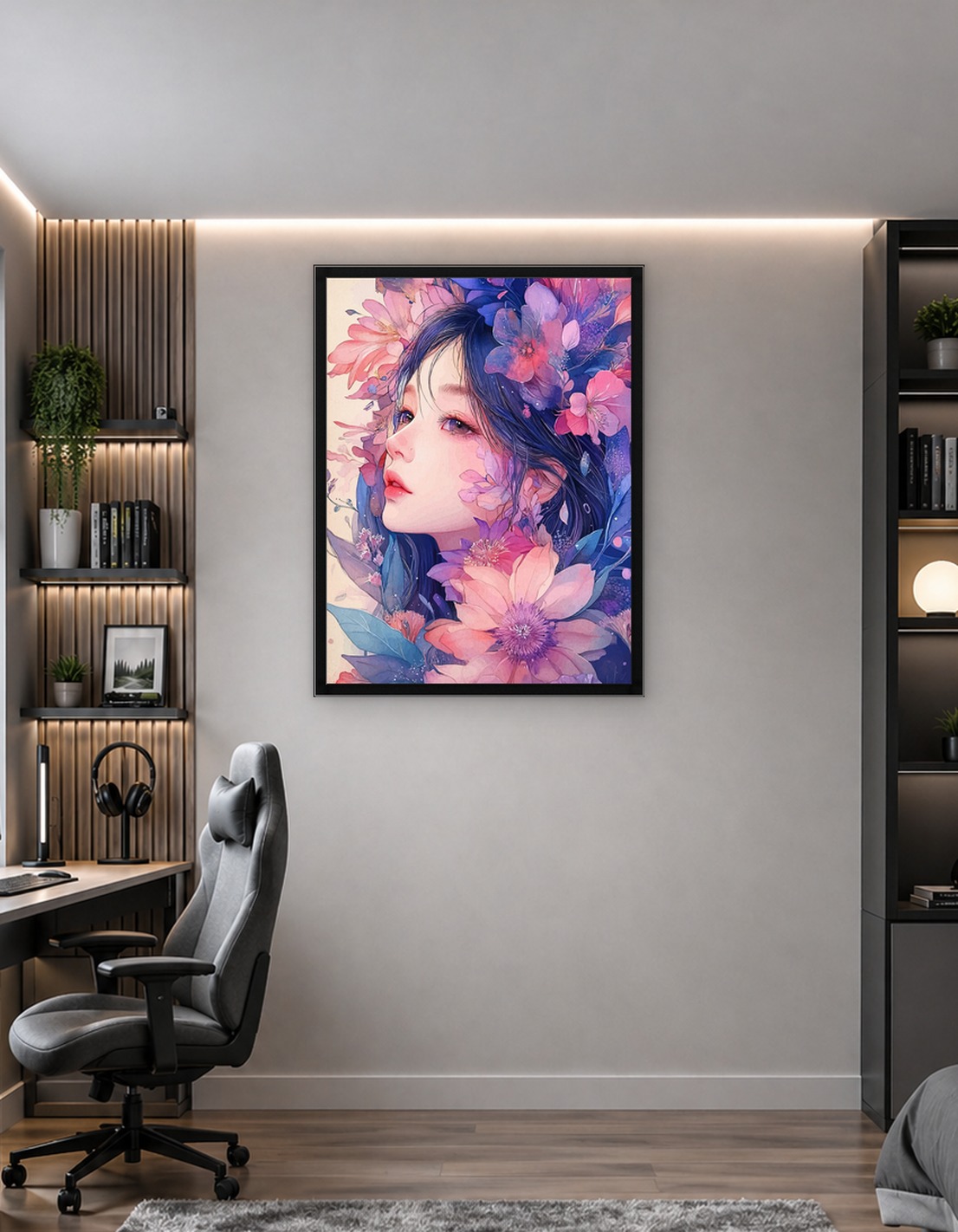 Woman with Flowers