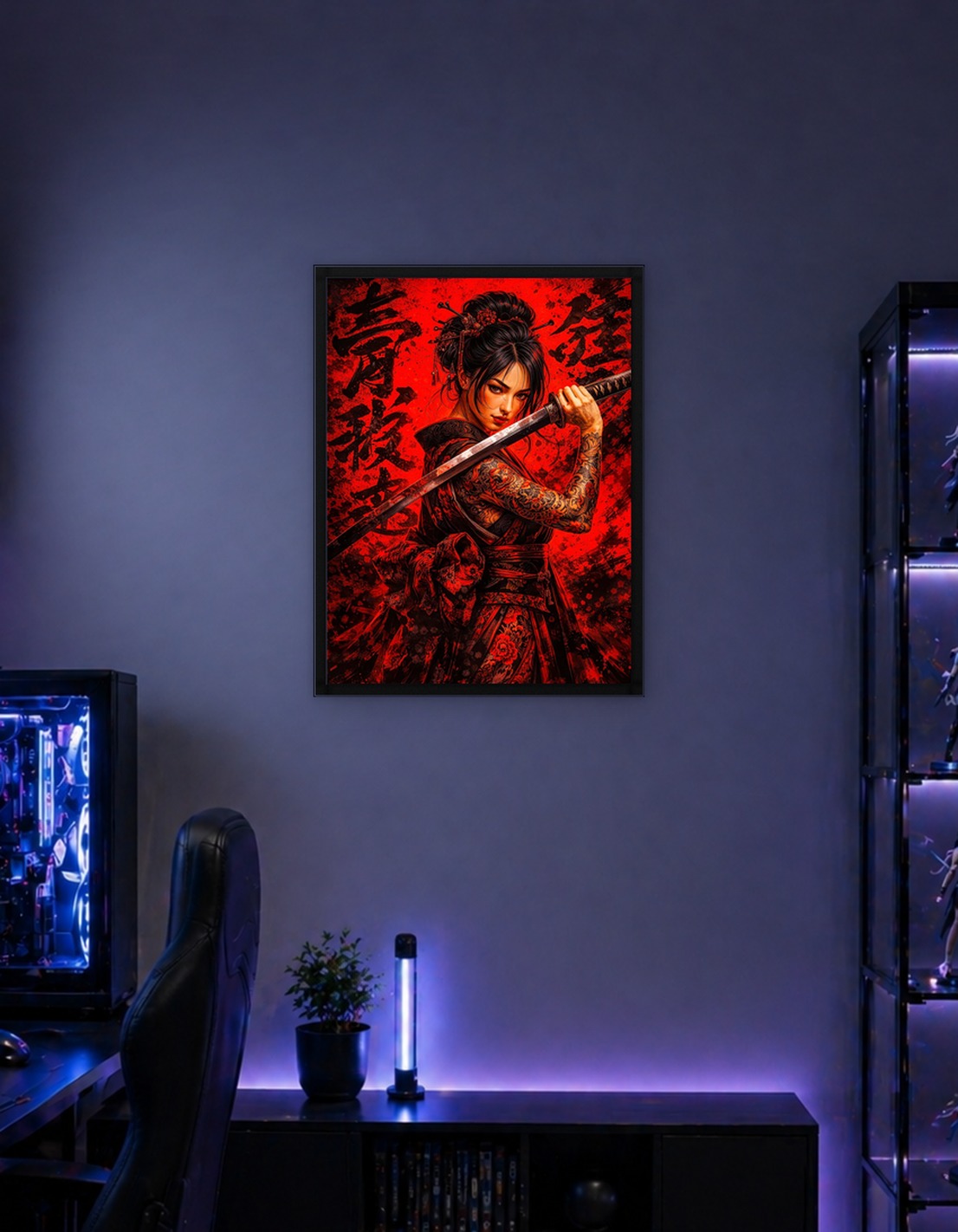 Samurai Woman with Katana