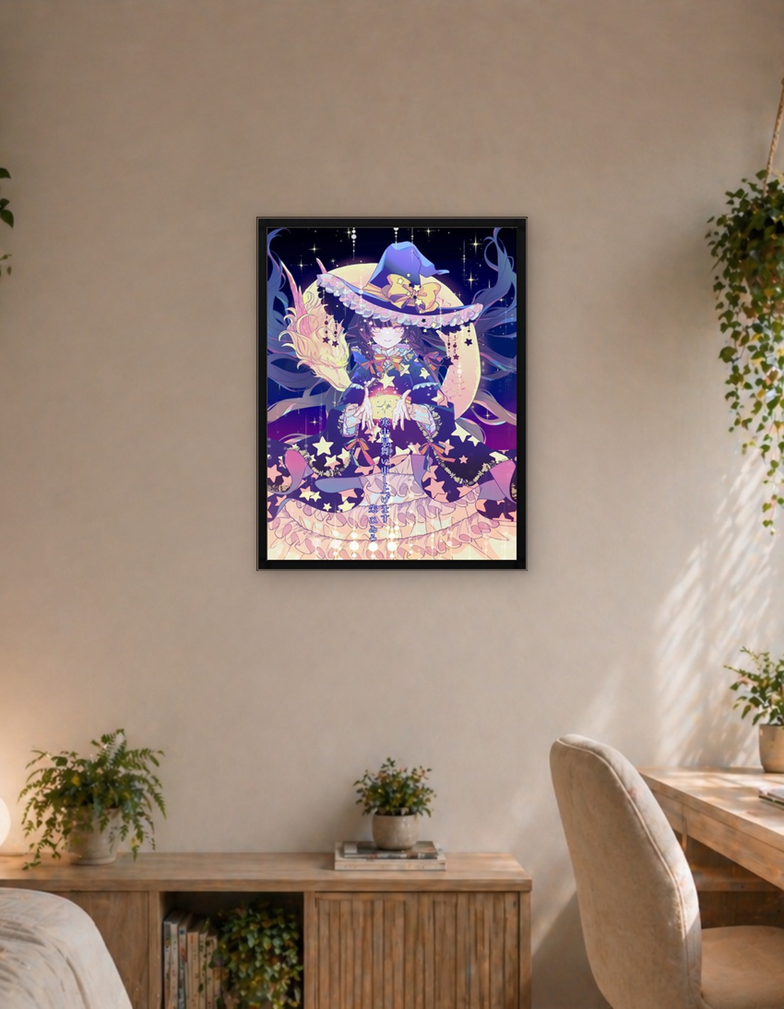 Starry Witch with Dragon