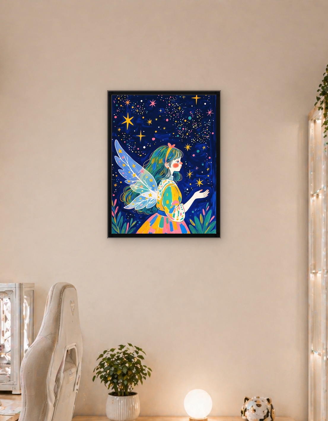 Starry Fairy Illustration