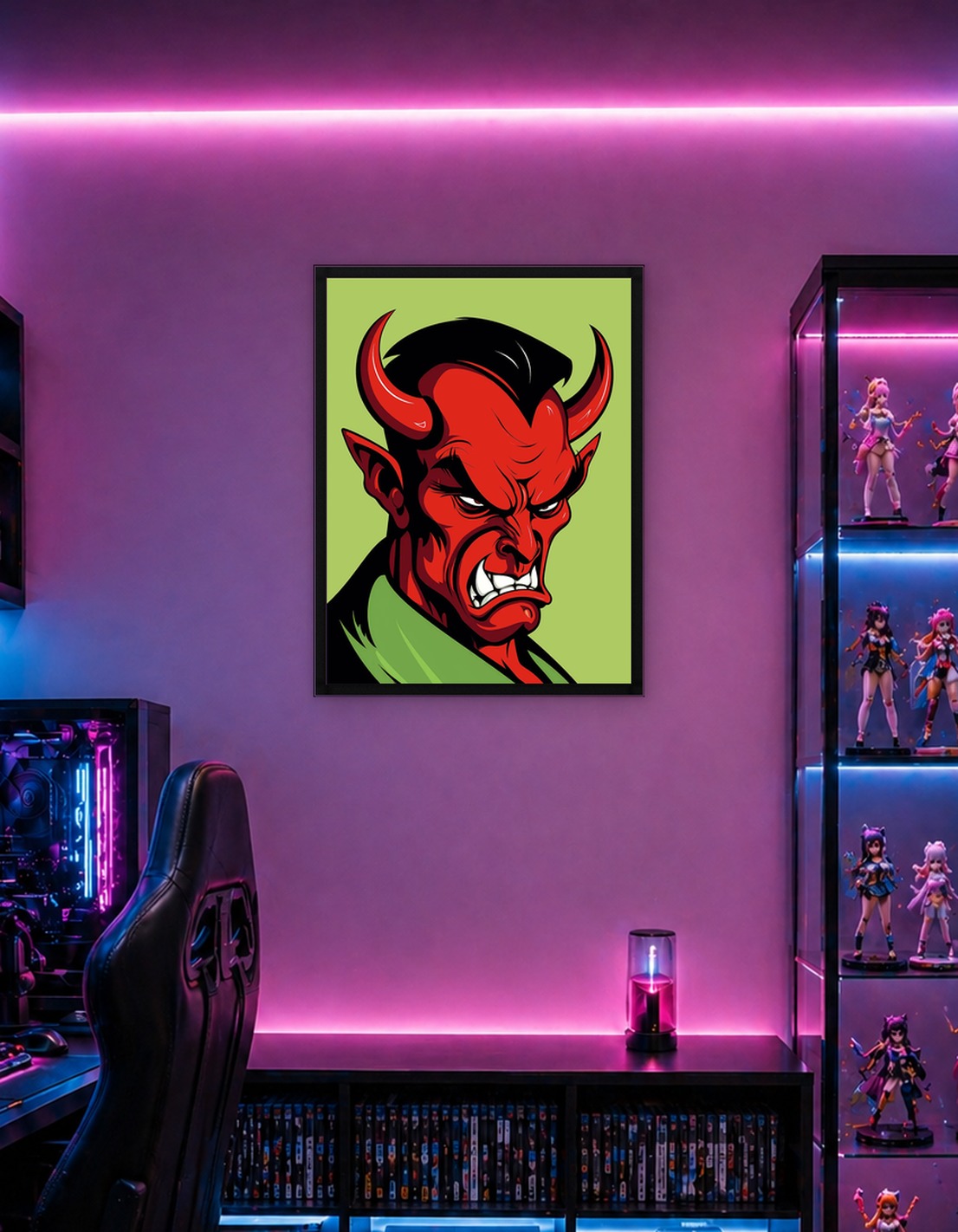 Angry Devil Cartoon