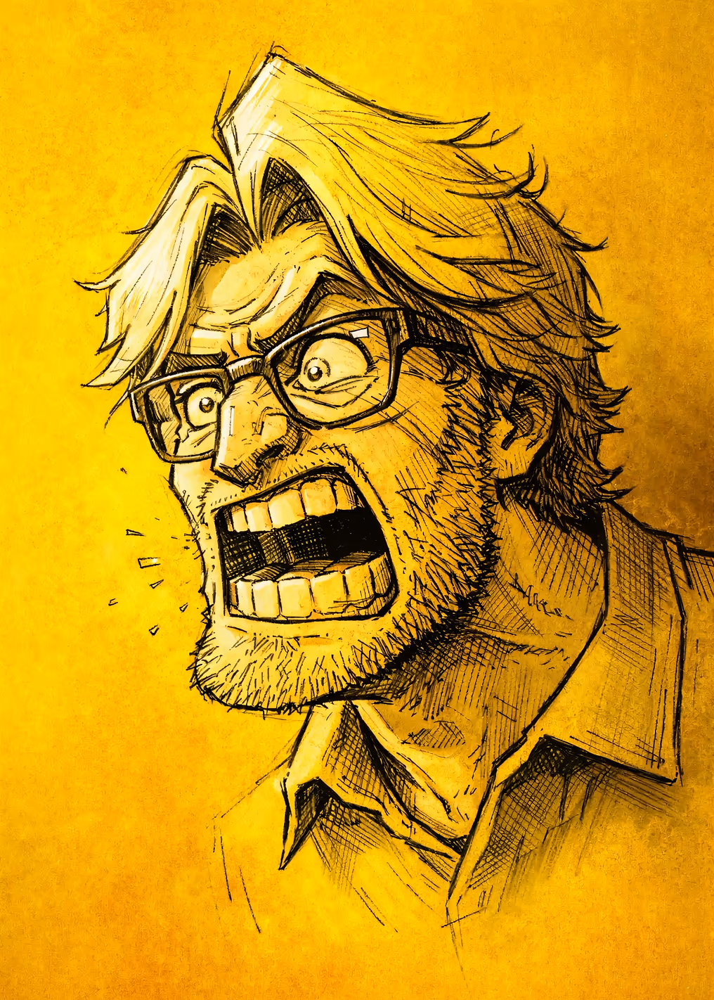 Angry Man Shouting