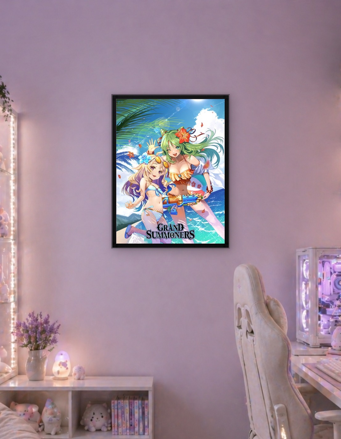 Summer Cross the Blaze Title Illustration