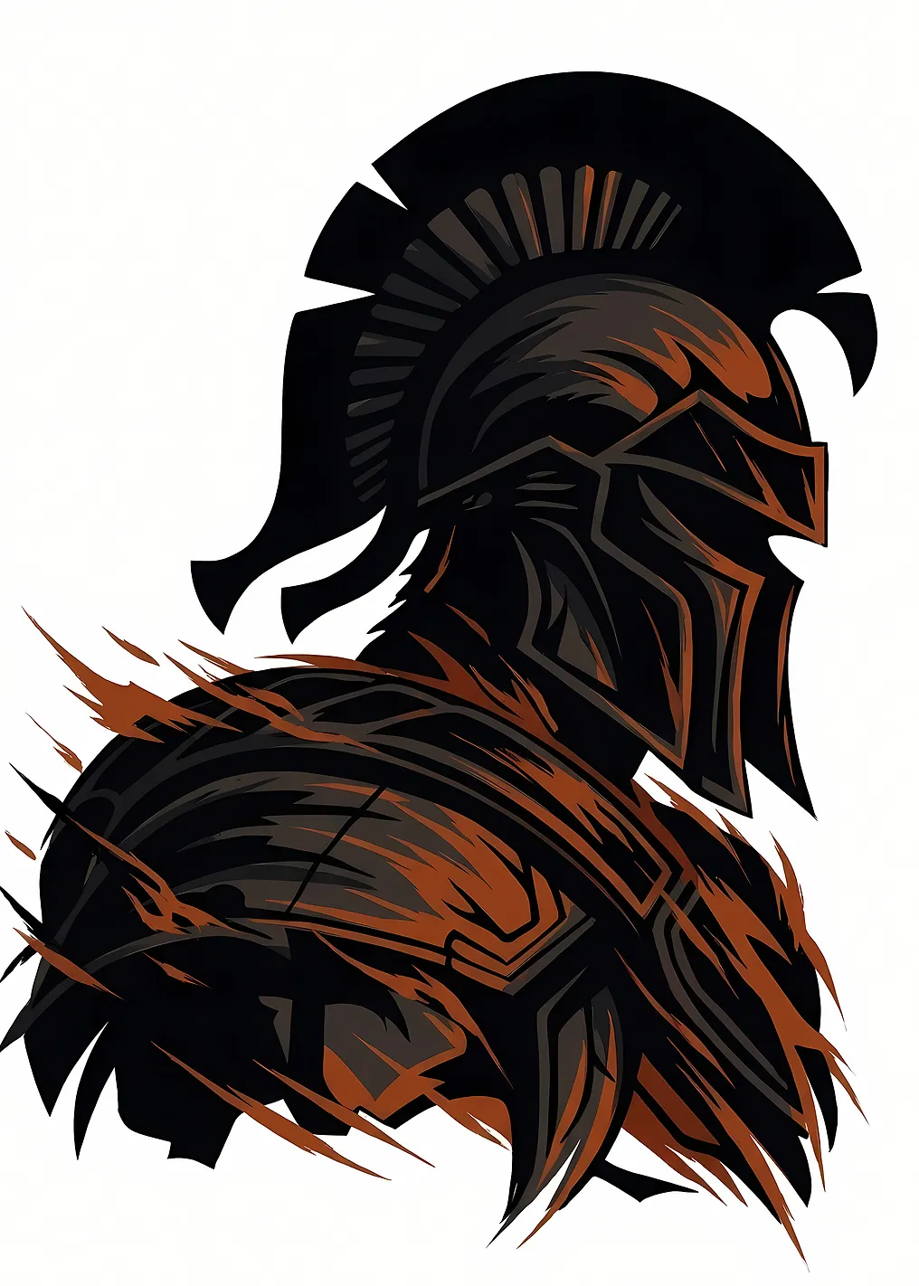 Spartan Warrior Illustration - 9365625