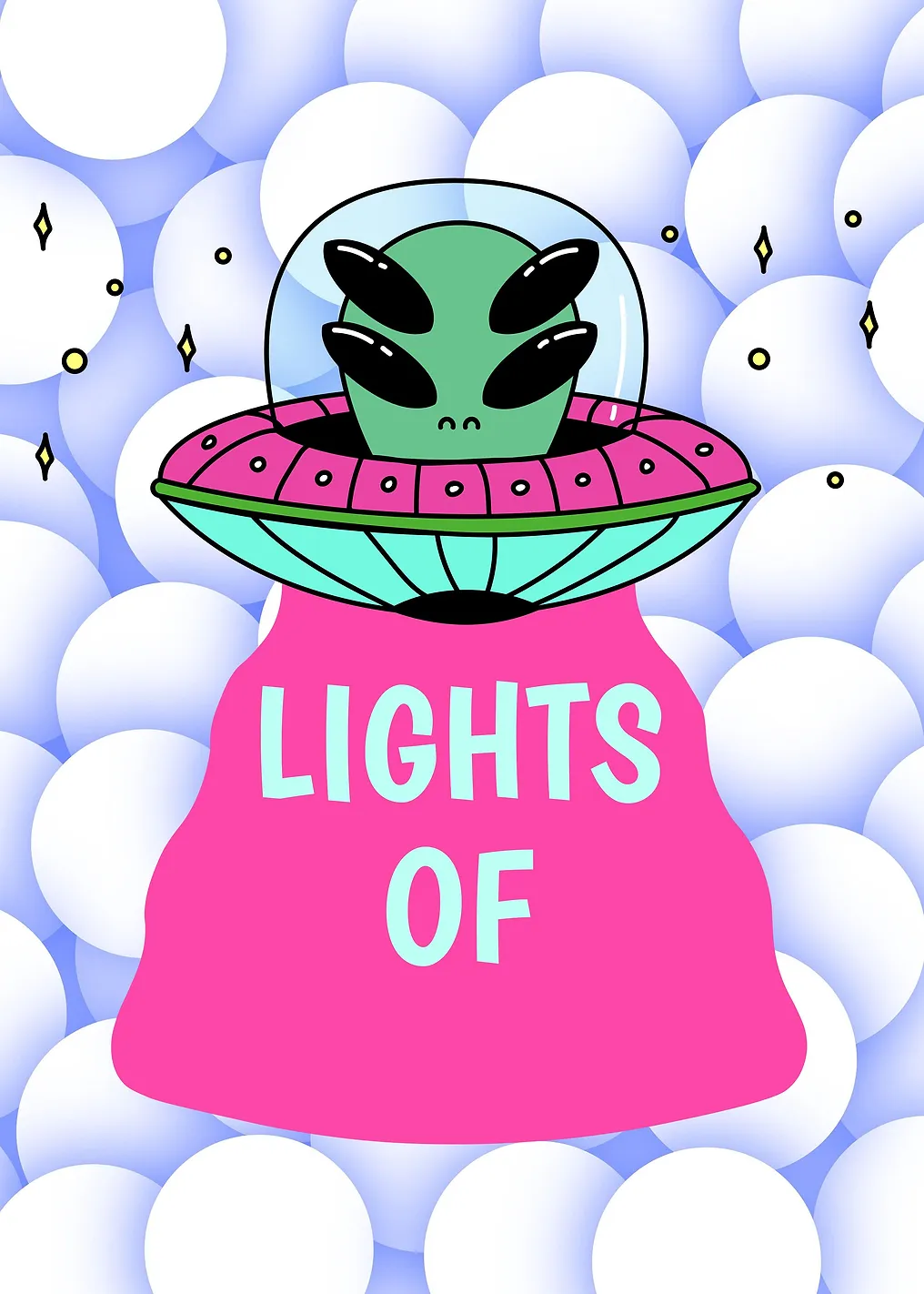 Alien UFO Lights Off