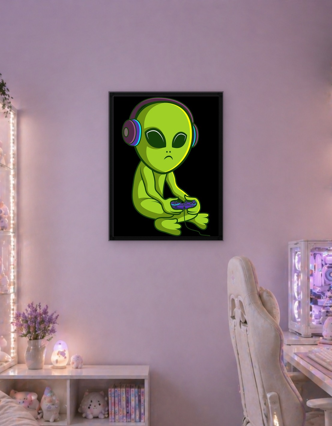 Alien Video Gamer
