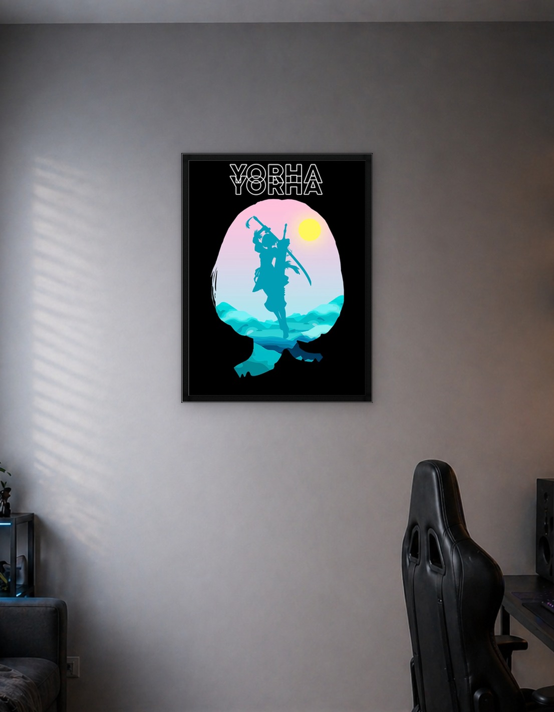 YORHA Silhouette Art