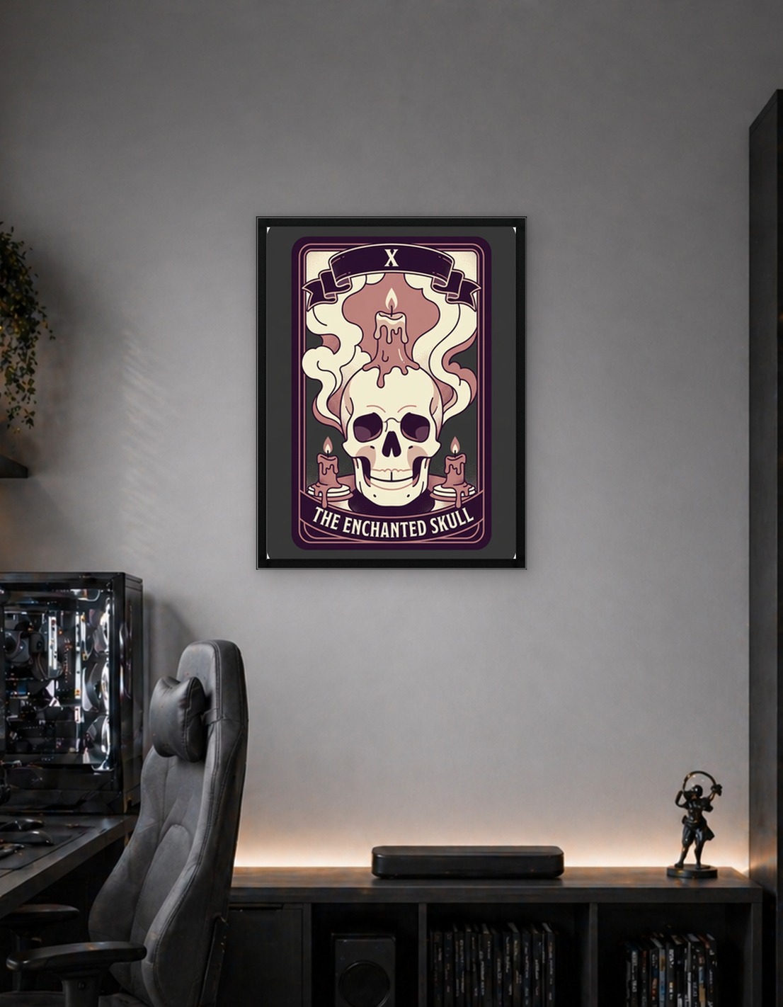 The Enchanted Skull Tarot Card