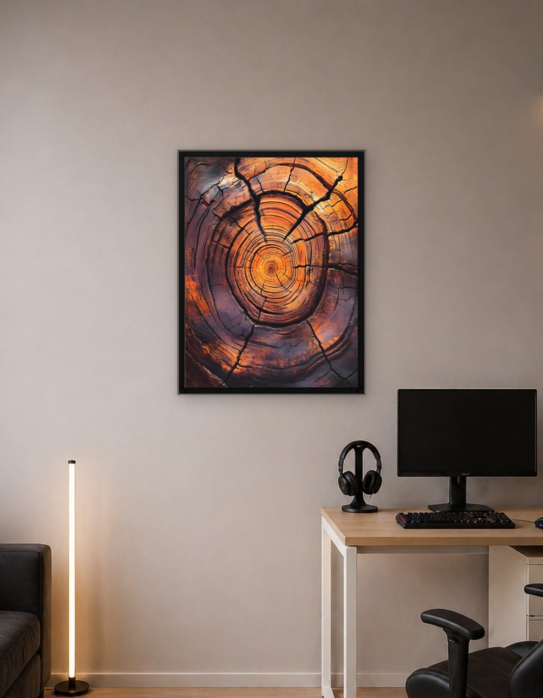 Tree Rings with Cracks
