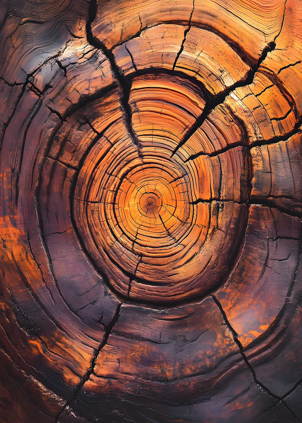 Tree Rings with Cracks