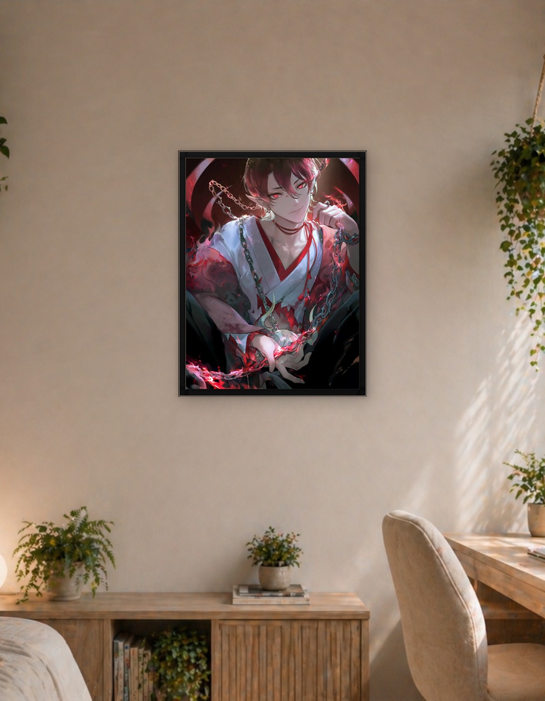 Red-Eyed Elf with Chains