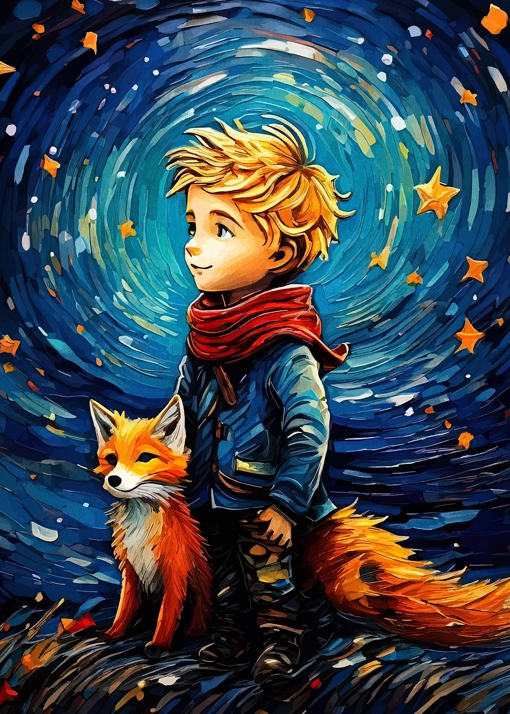 The Little Prince and the Fox - 8929937