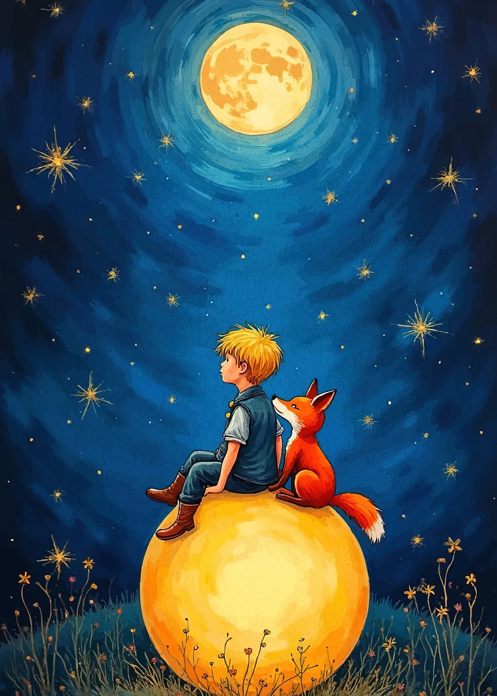 The Little Prince and the Fox - 9448427