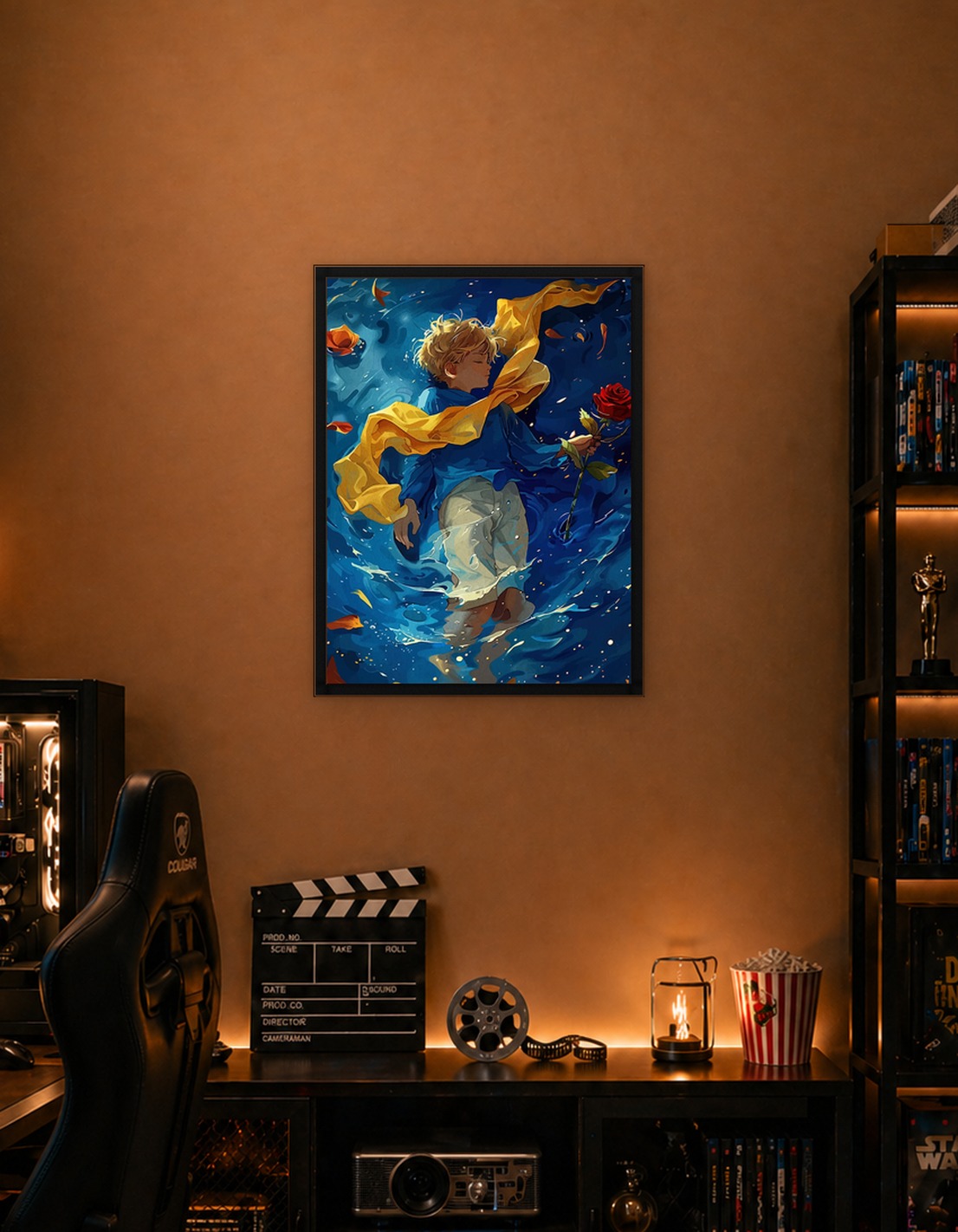The Little Prince with Rose