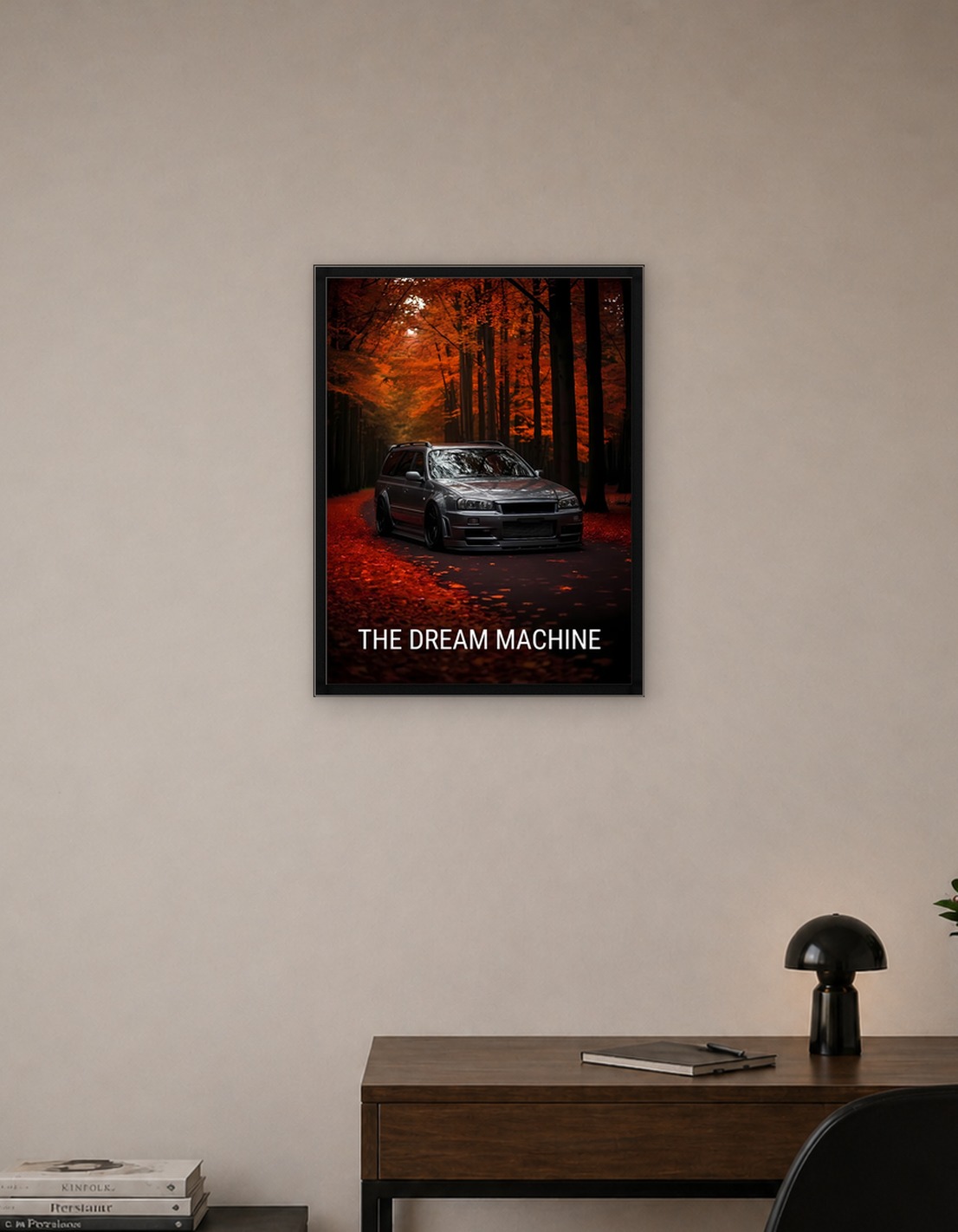 The Dream Machine: Car in Autumn Forest