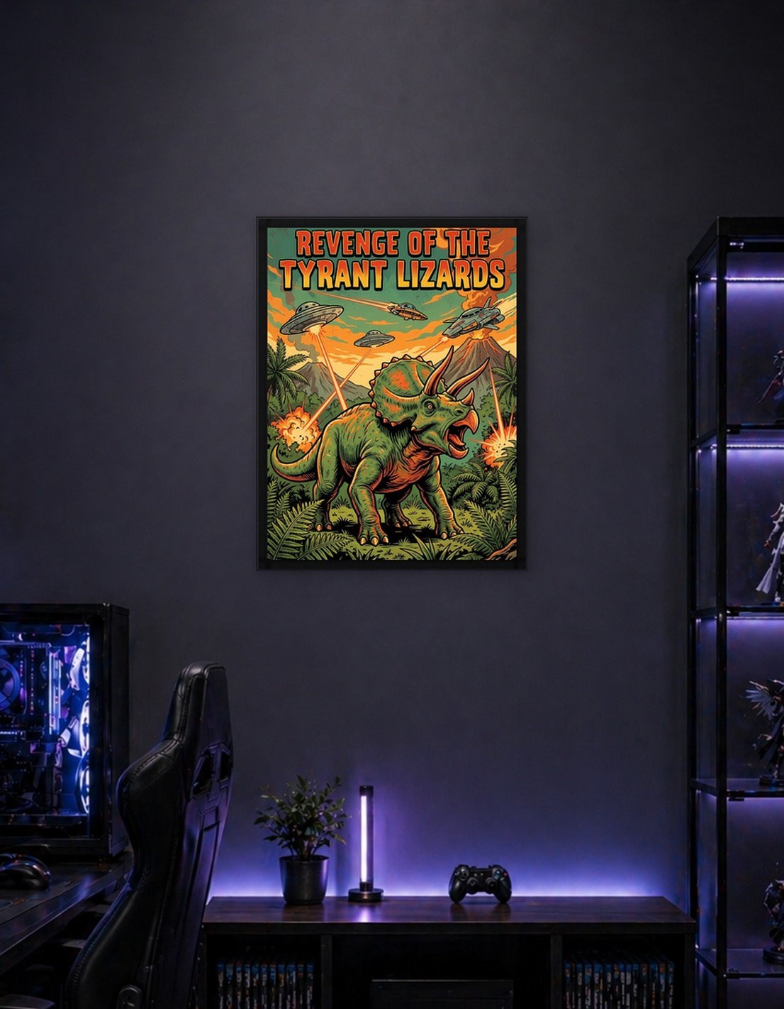Revenge of the Tyrant Lizards Artwork