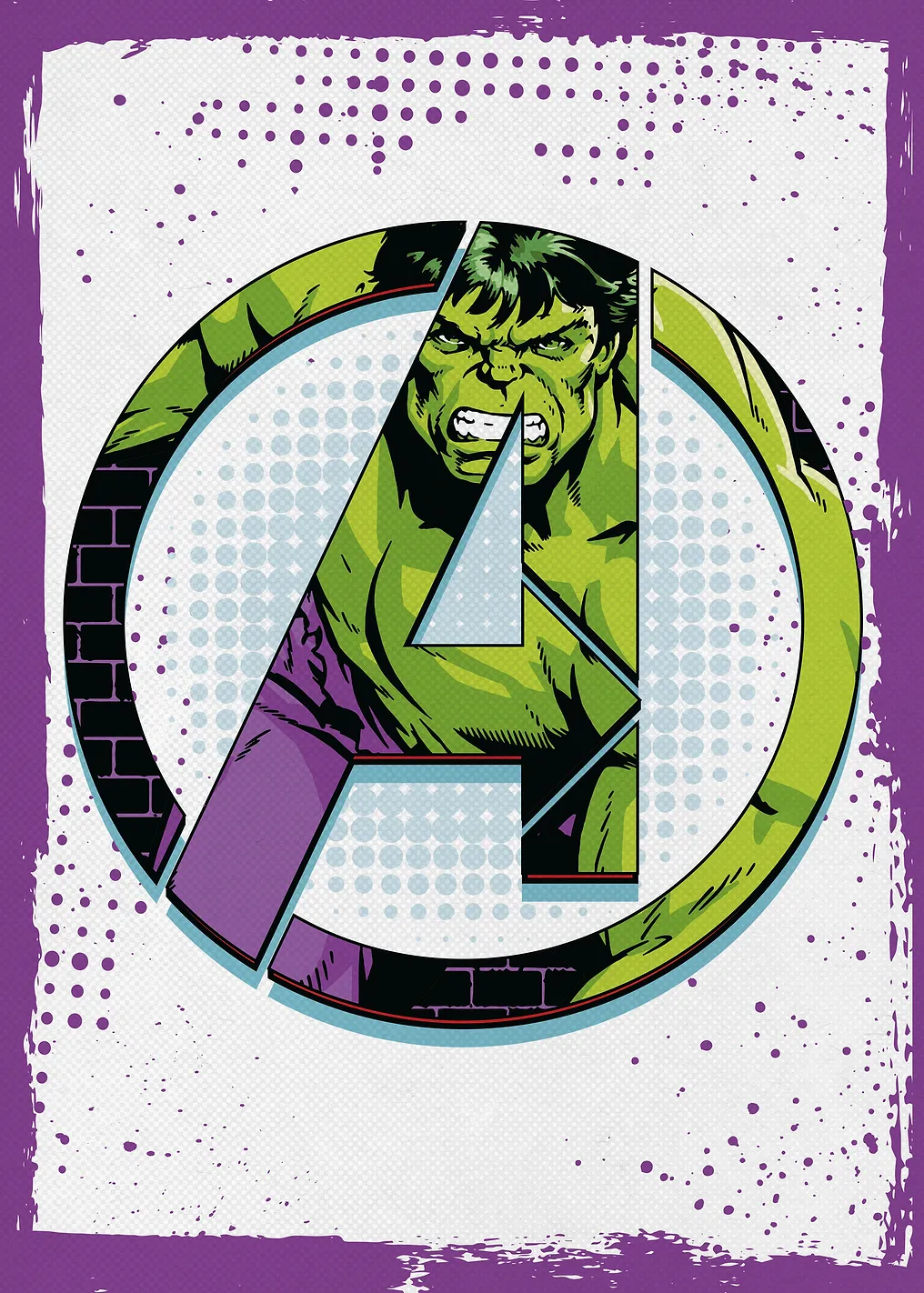 Avengers Logo Hulk