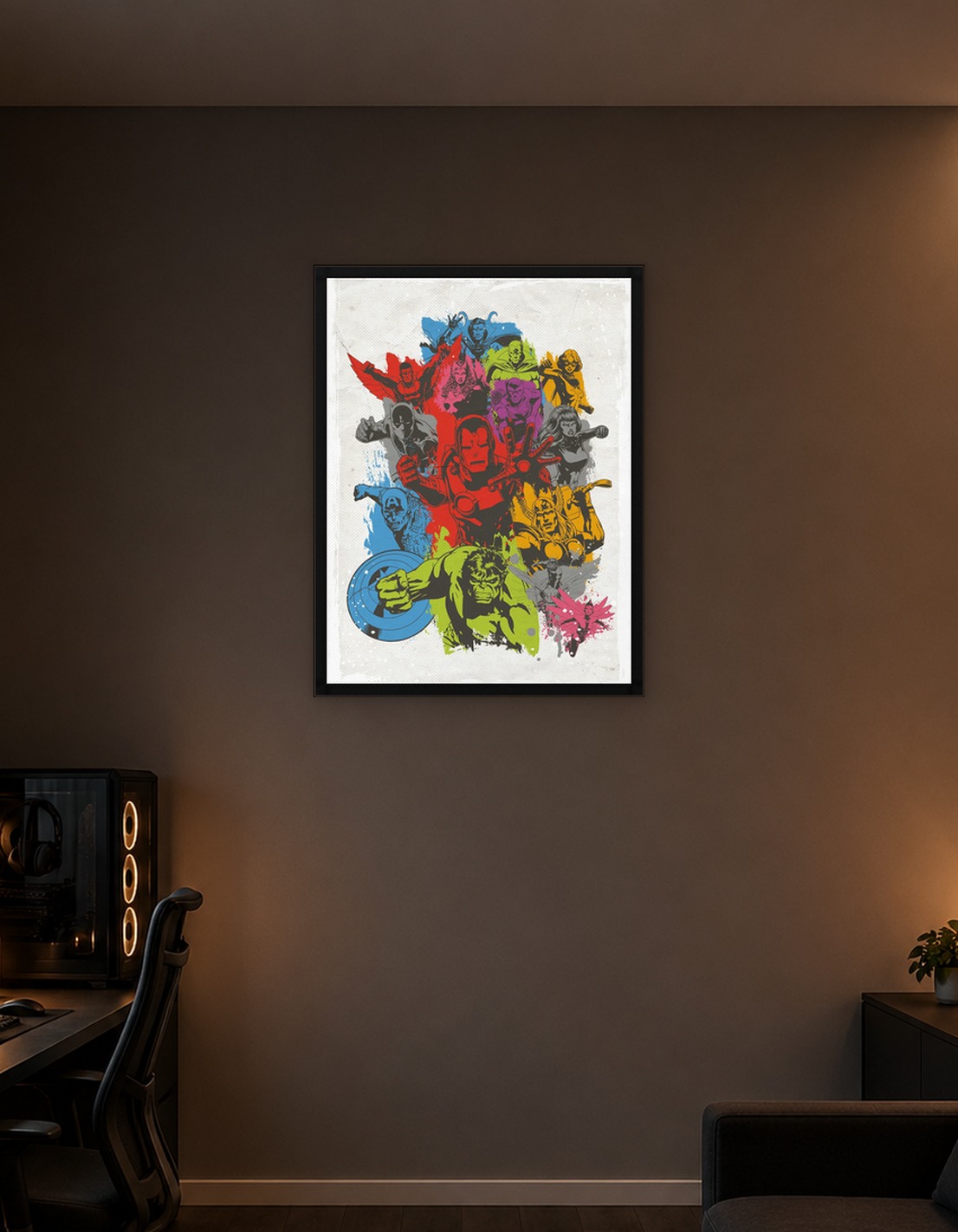 Avengers graffitti