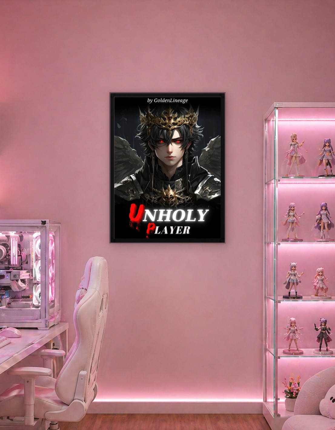 Unholy Player: Dark Angelic Figure