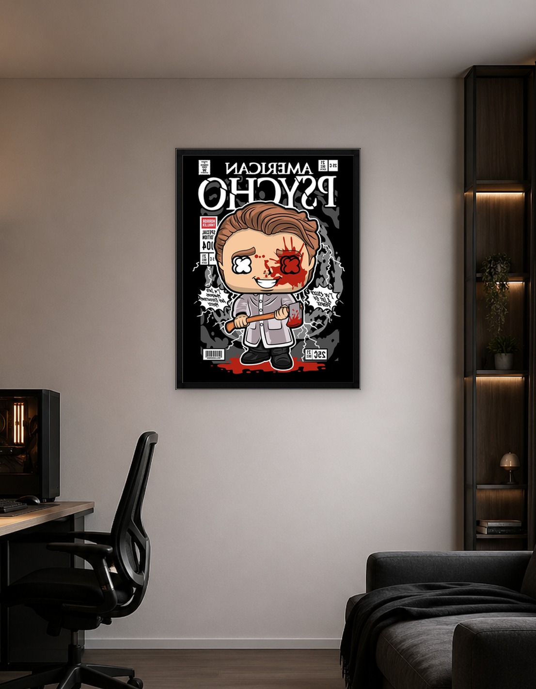 Обложка комикса «Американский психопат»