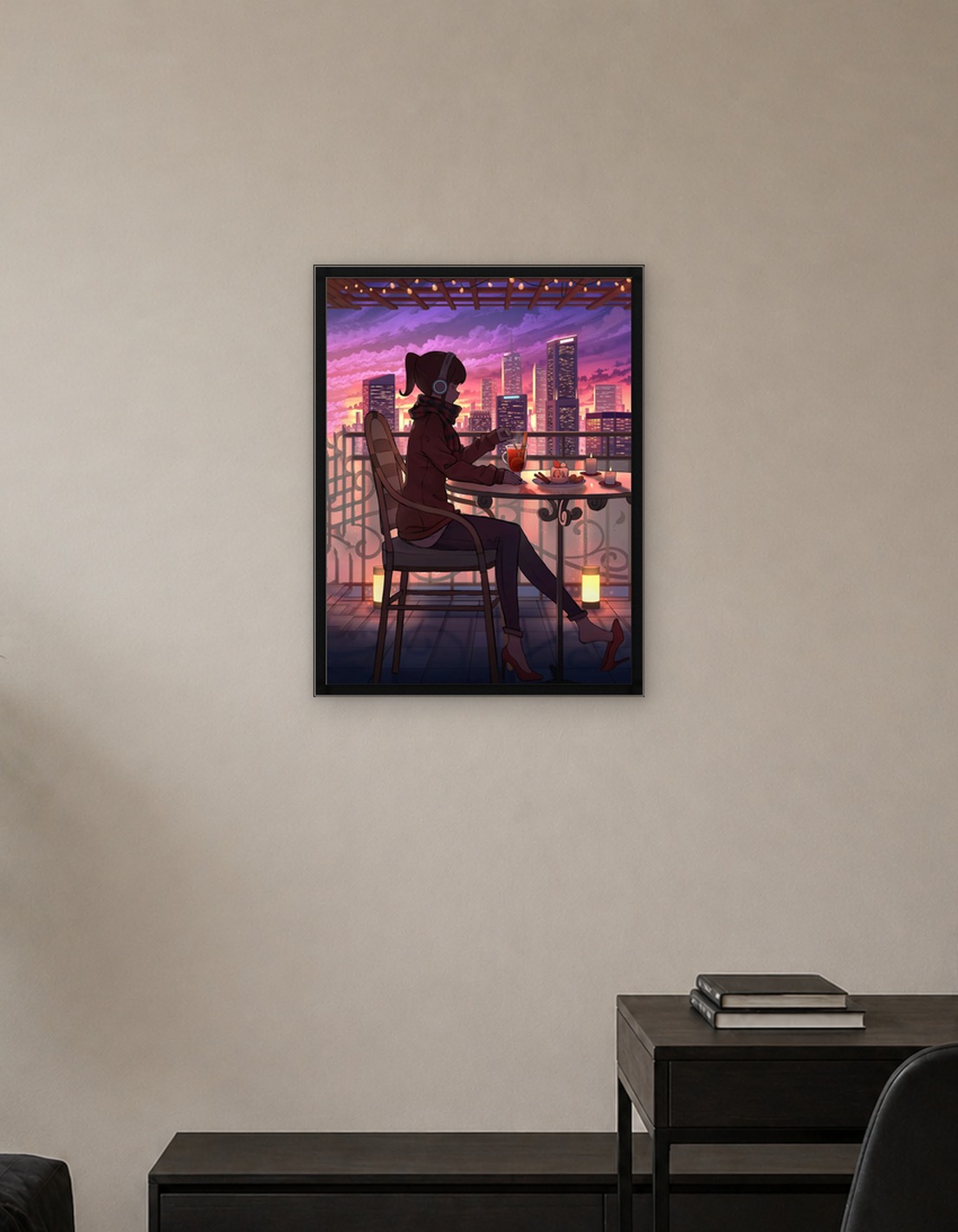 Rooftop Relaxation with City View