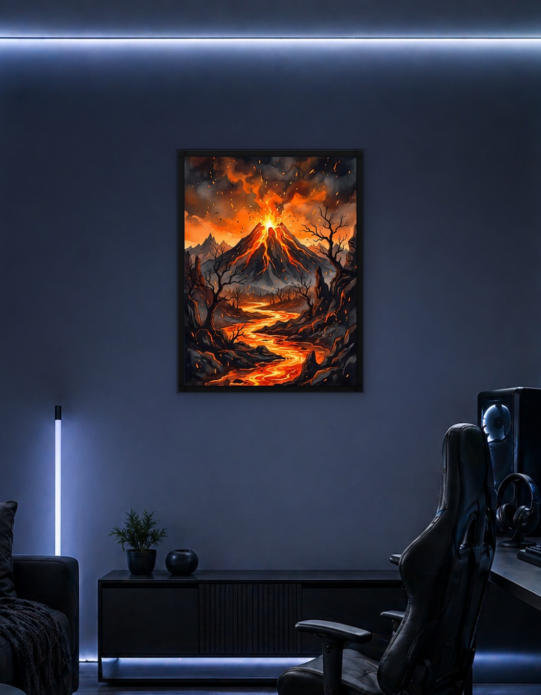 Volcanic Eruption Landscape