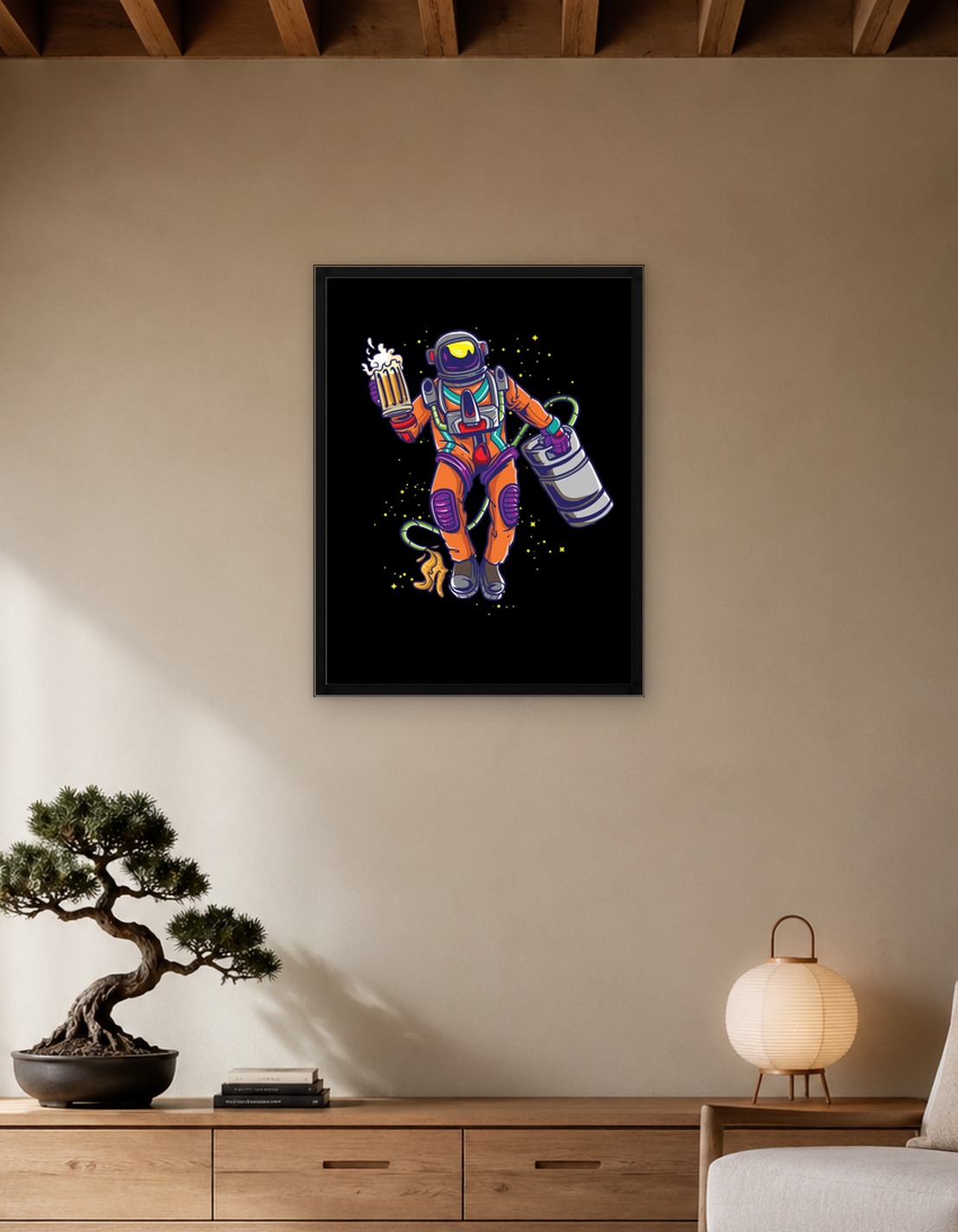 Astronaut Beer Party