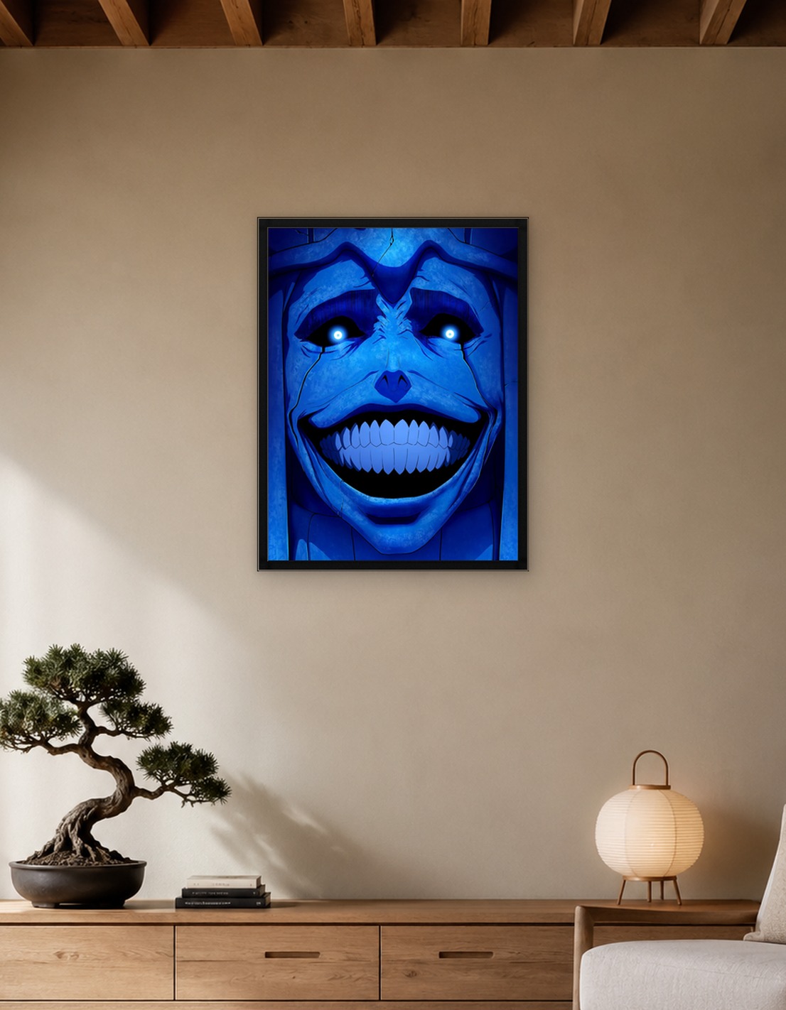 Solo Leveling God Statue Smile