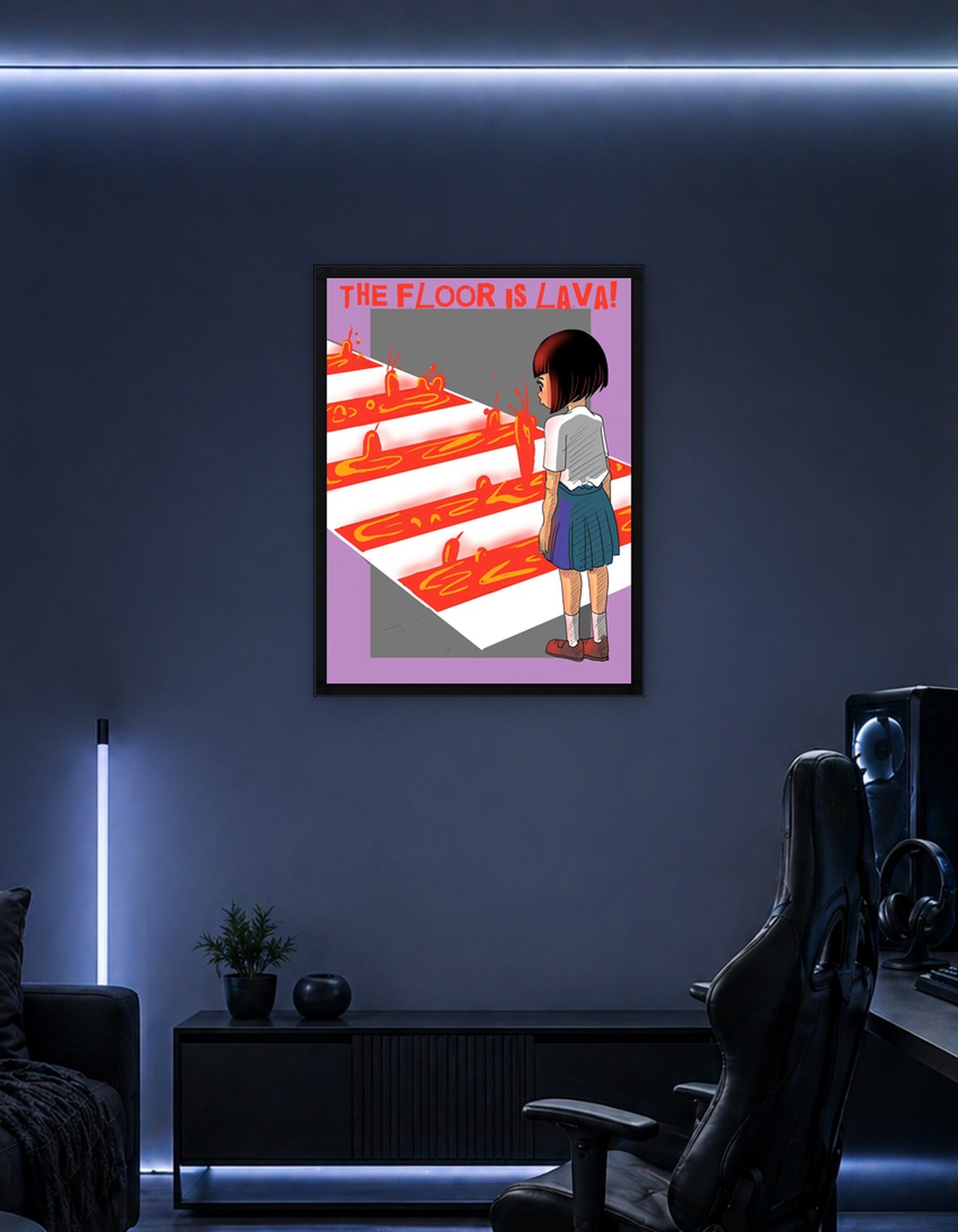 The Floor is Lava Illustration