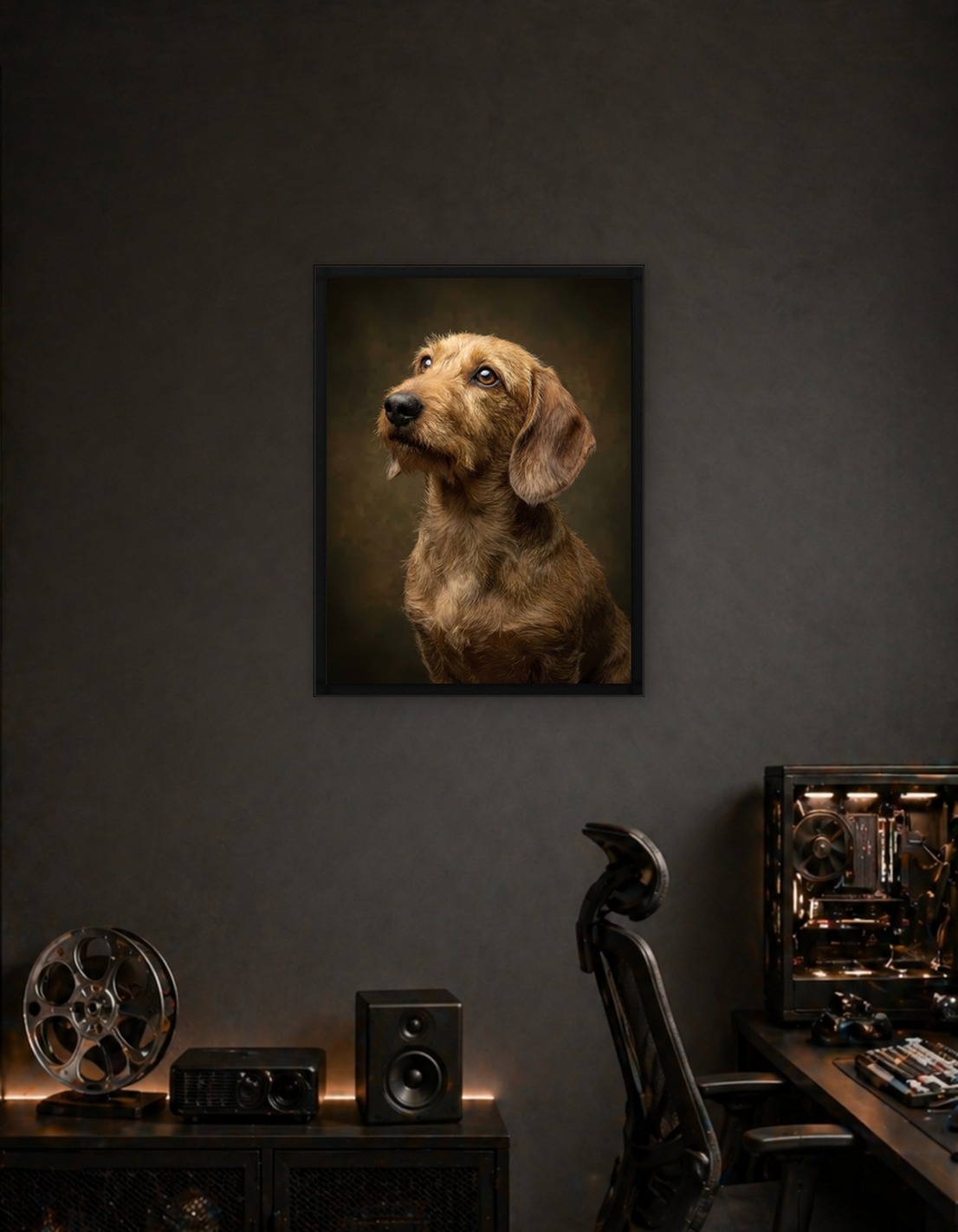 Wirehaired Dachshund Portrait