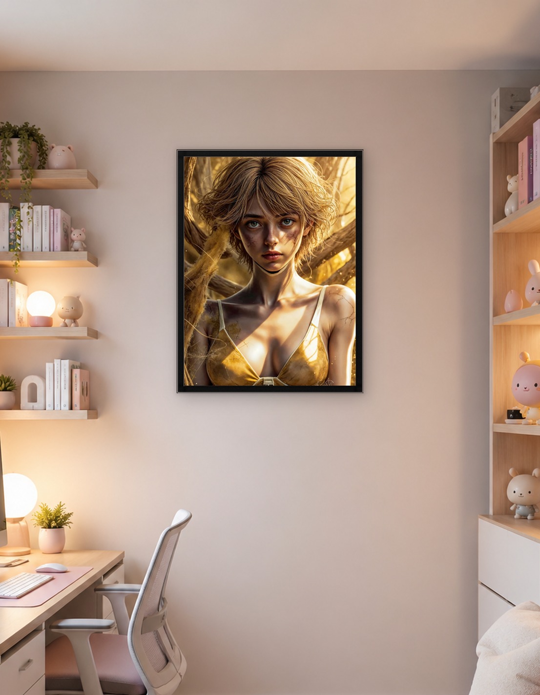 Wounded Woman Portrait