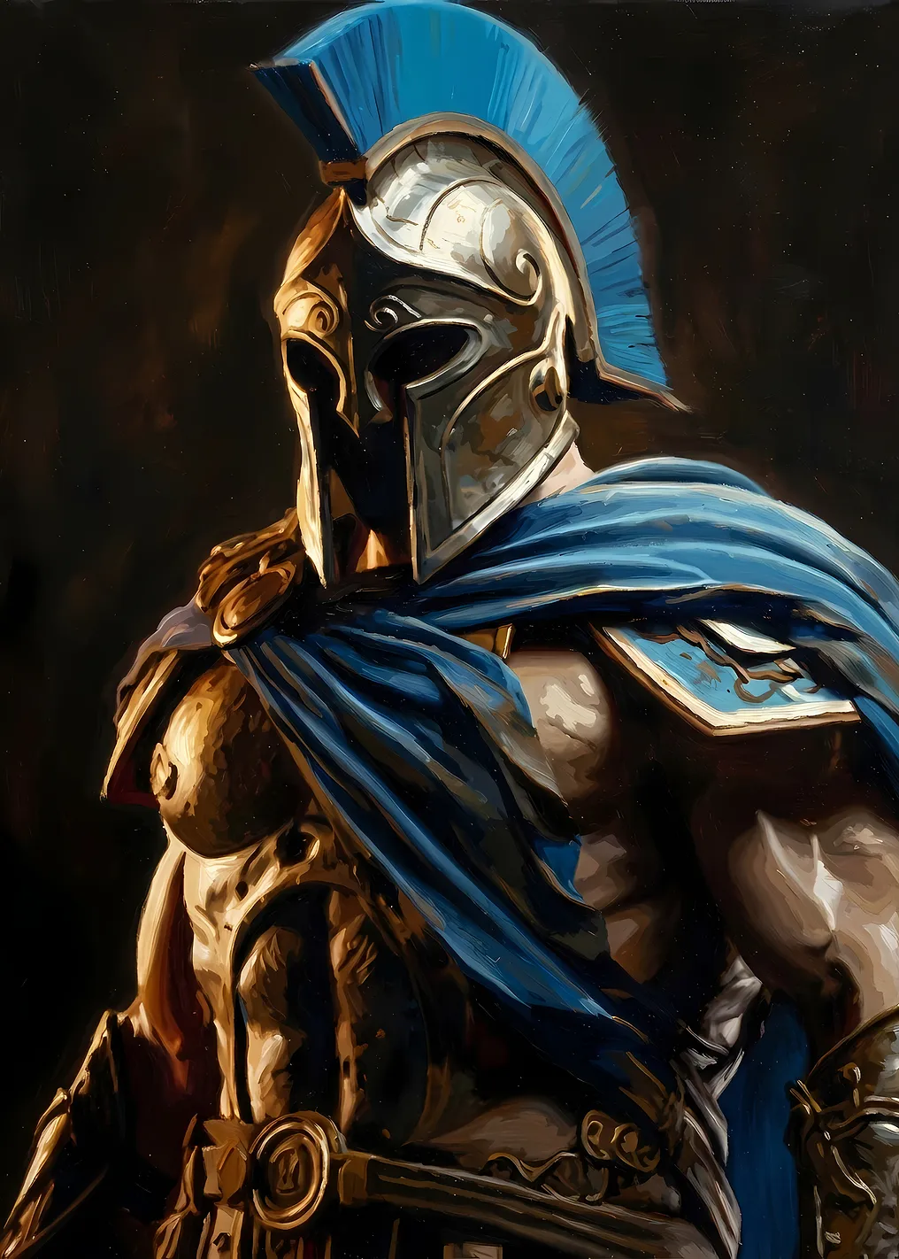 Spartan Warrior Portrait - 9347958