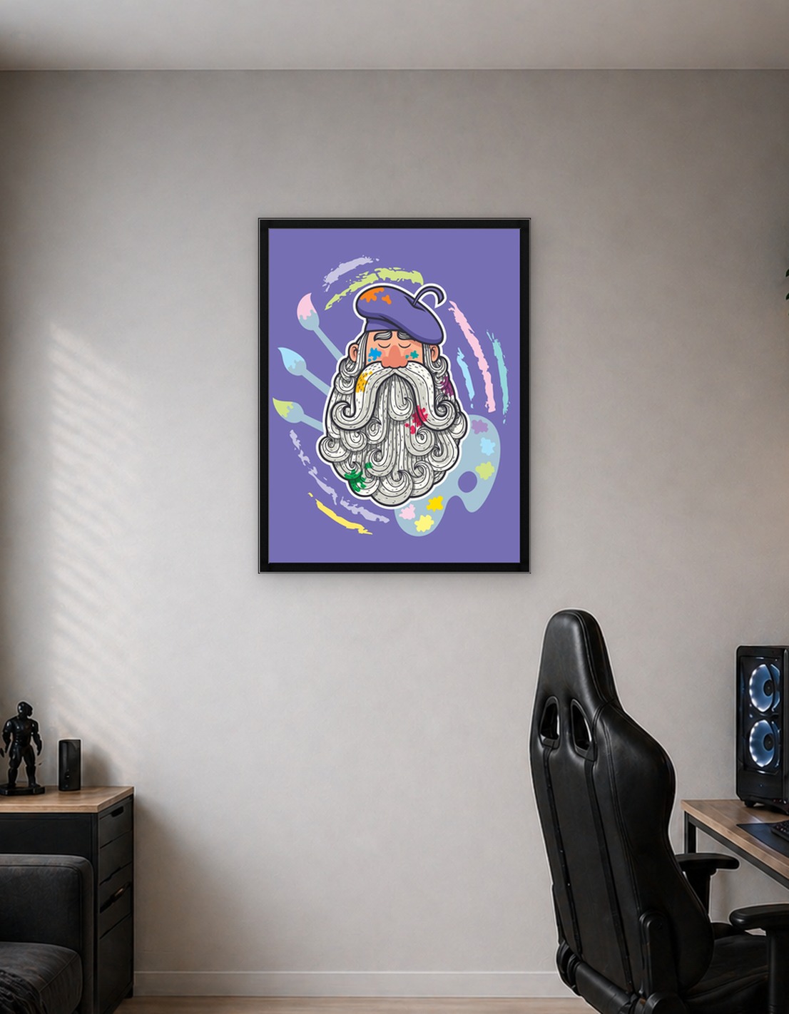 Artist Portrait on White
