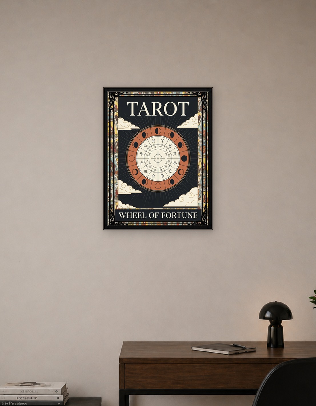 Tarot Wheel of Fortune Poster
