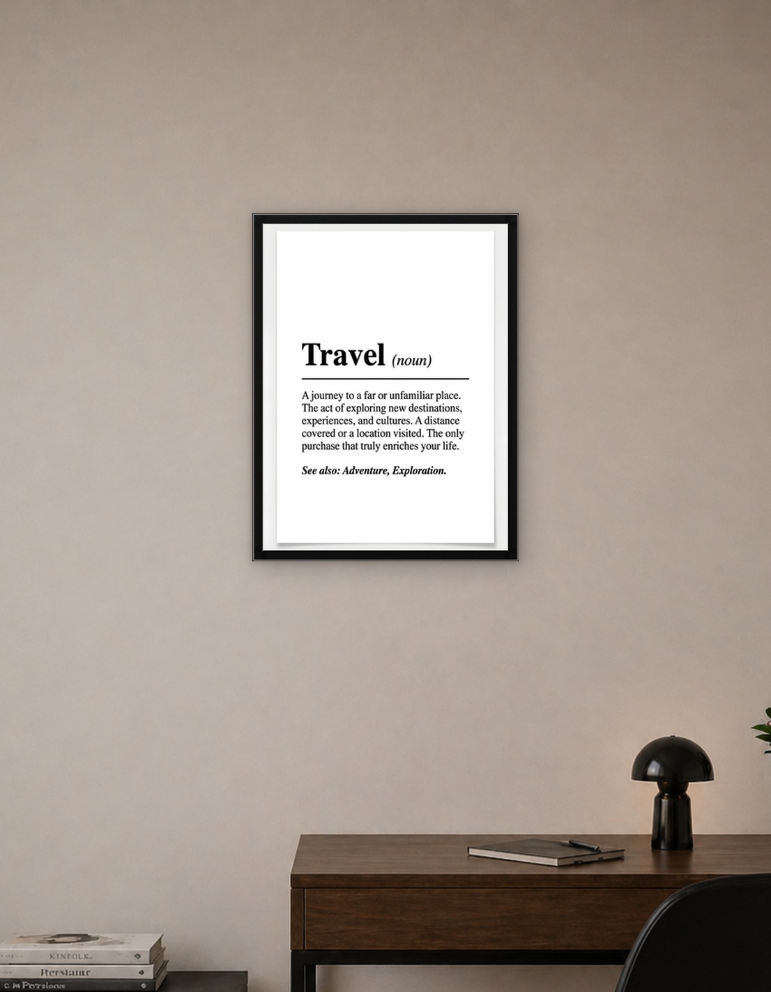Travel Definition Poster