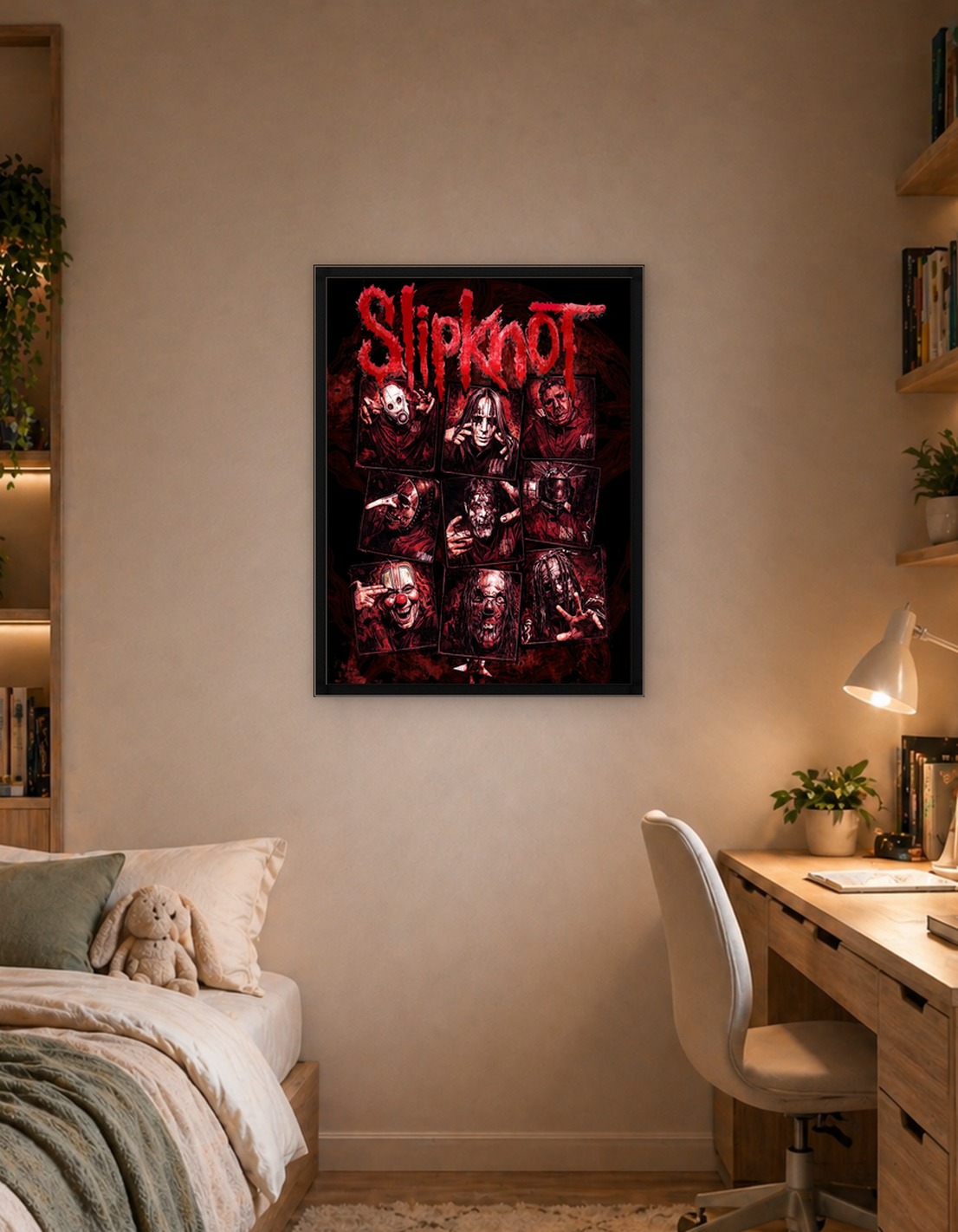 Slipknot band members poster