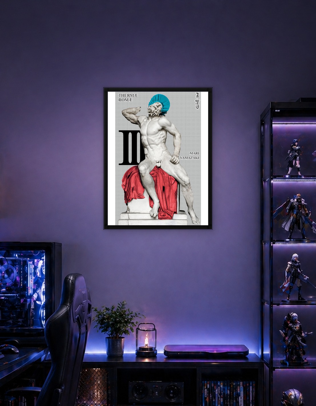 Realistic cover Thermae Romae 3 Sculpture with Blue Cap