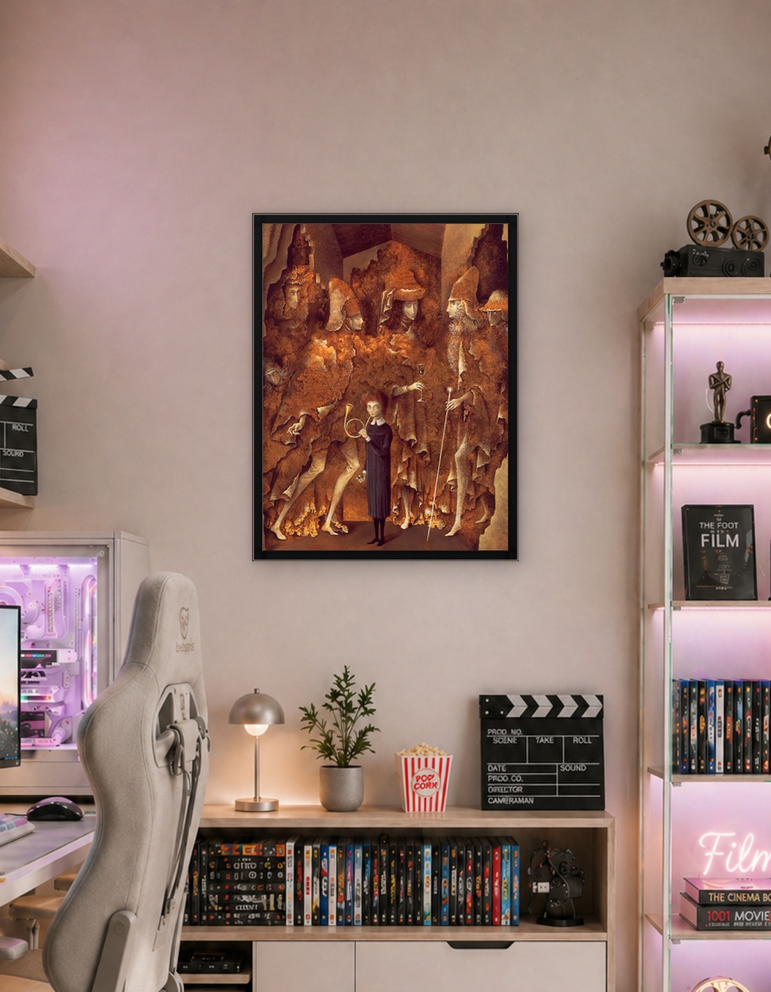 Remedios Varo Surreal figures in a cavernous space