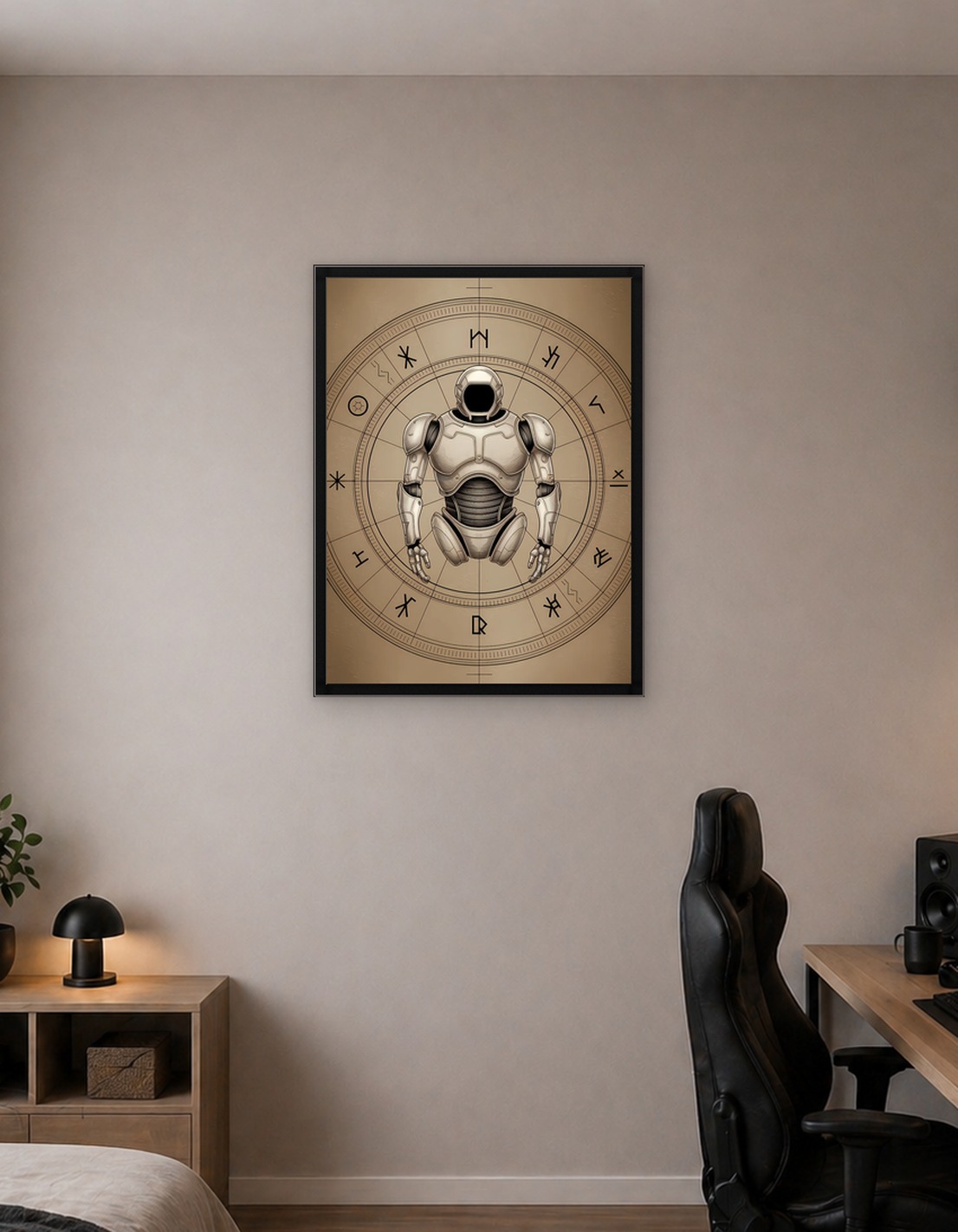 Robot in Astrological Circle