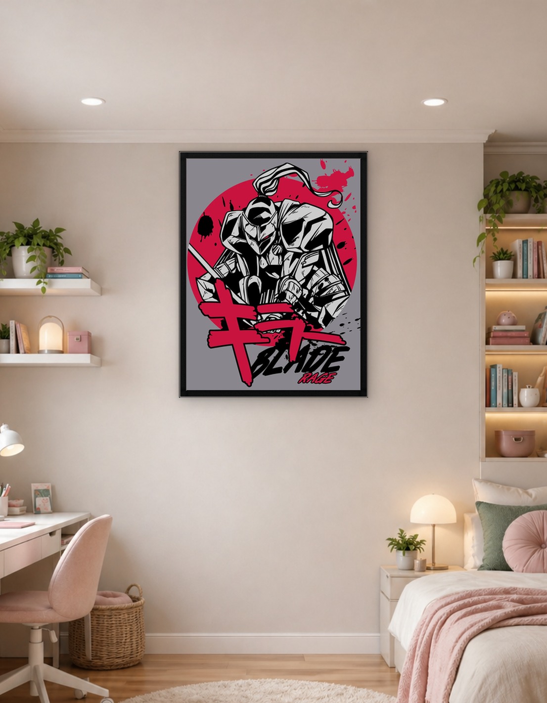 Samurai Warrior with Blade Rage