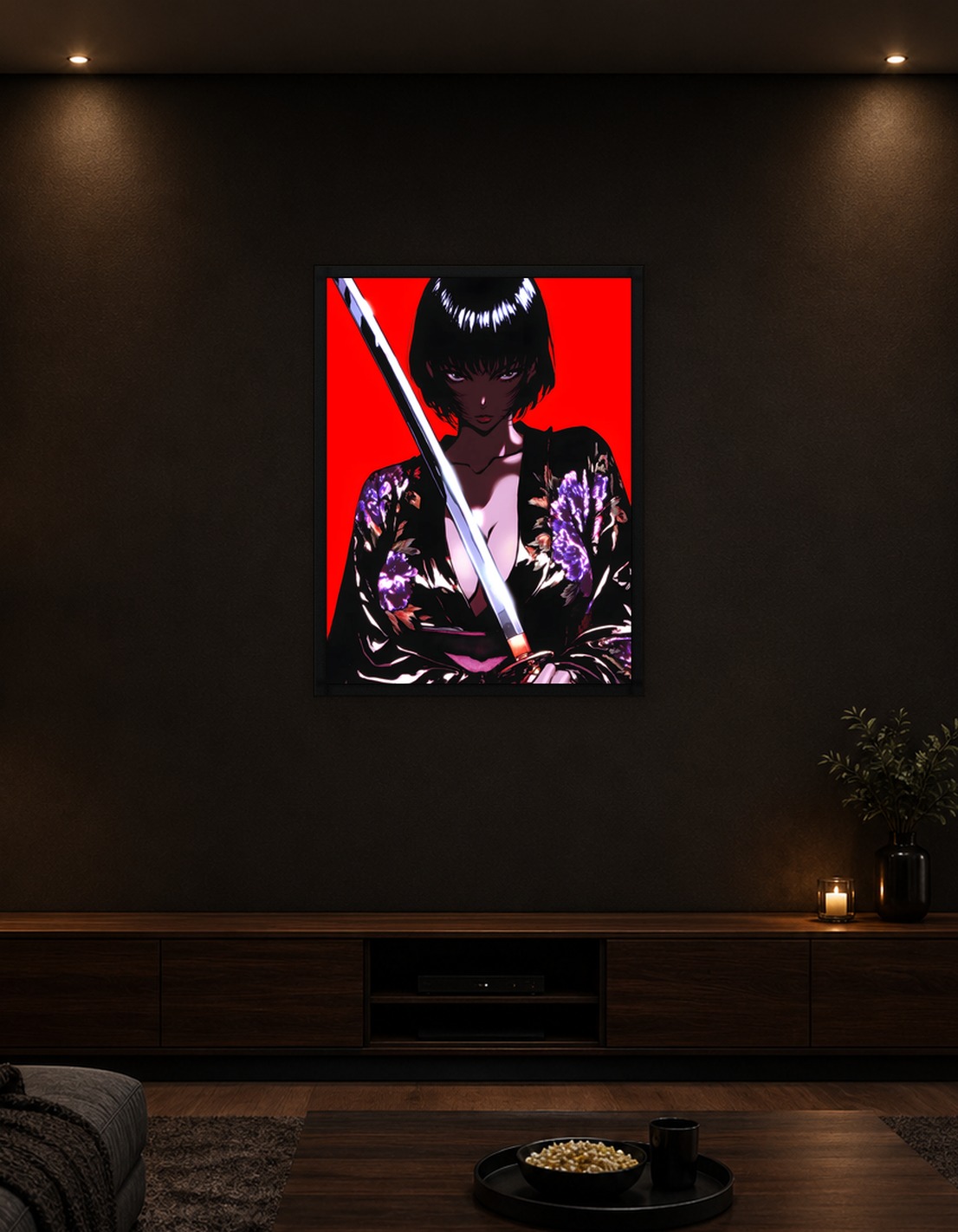 Sexy Anime Woman with katana