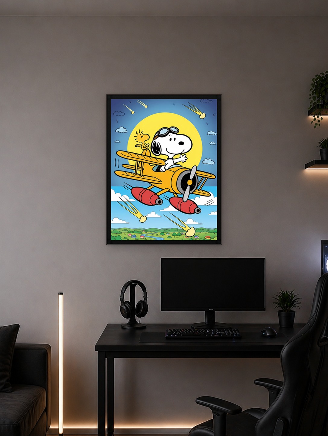 Snoopy Flying Ace with Woodstock