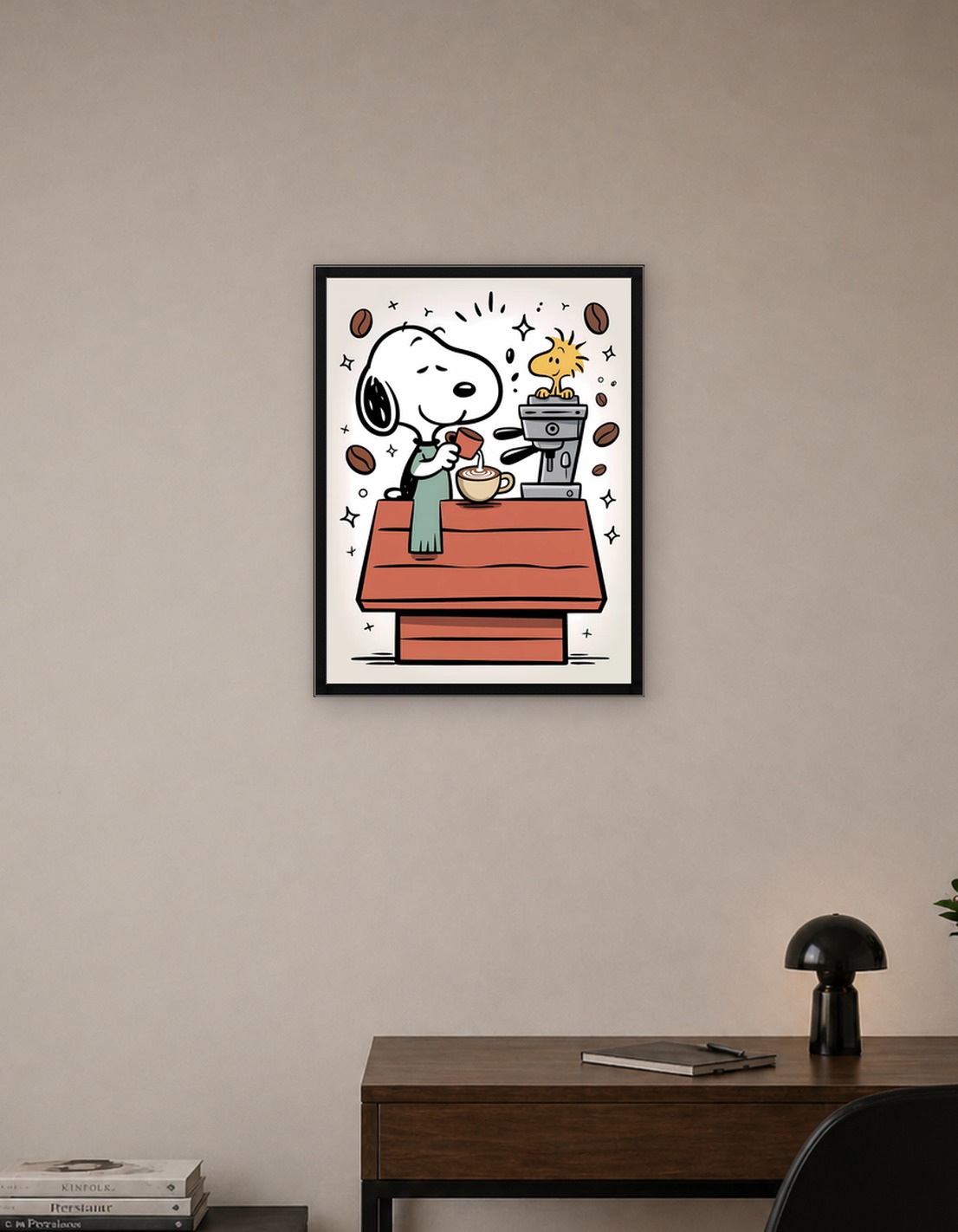 Snoopy and Woodstock Coffee Time
