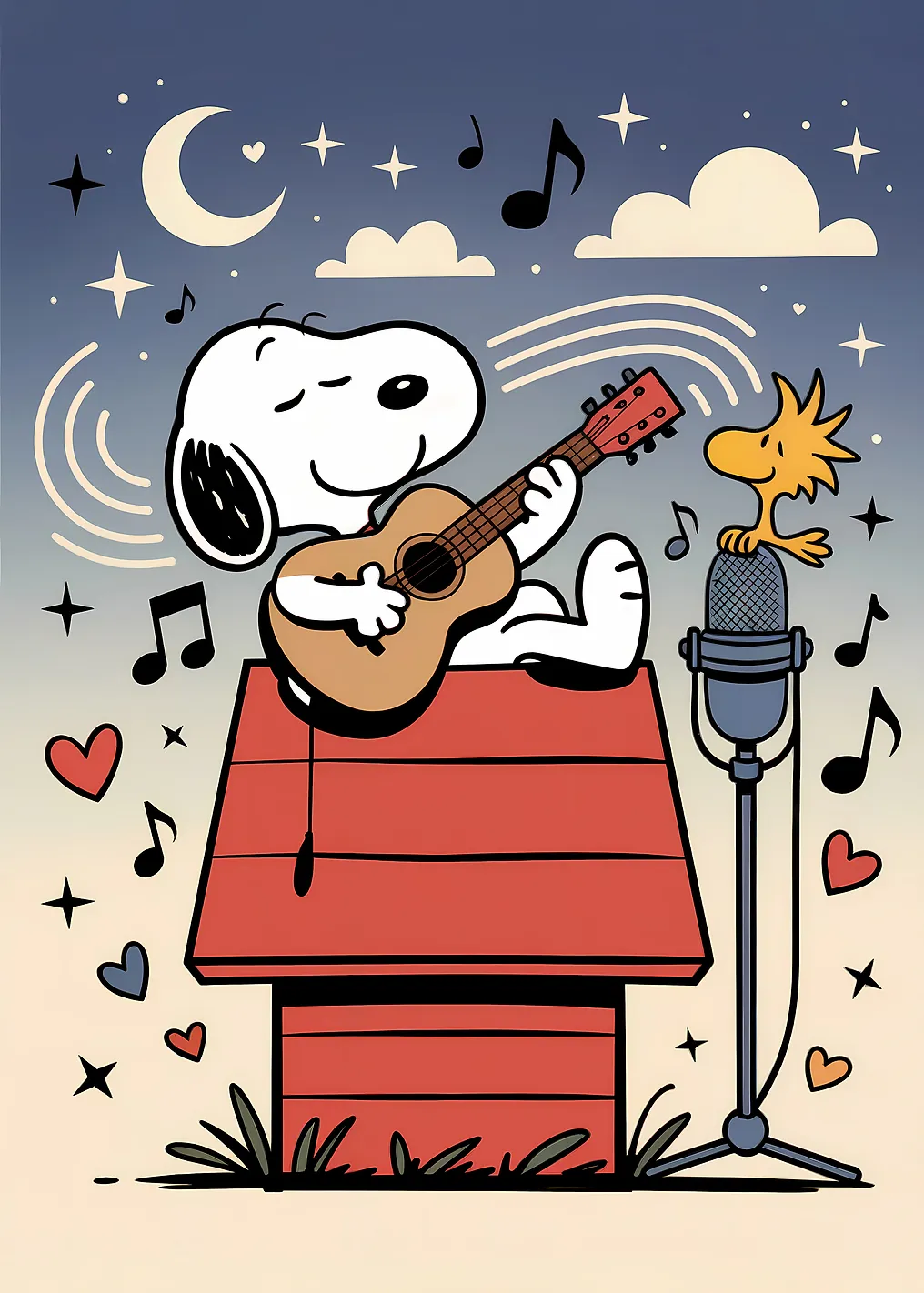 Snoopy and Woodstock Music Night