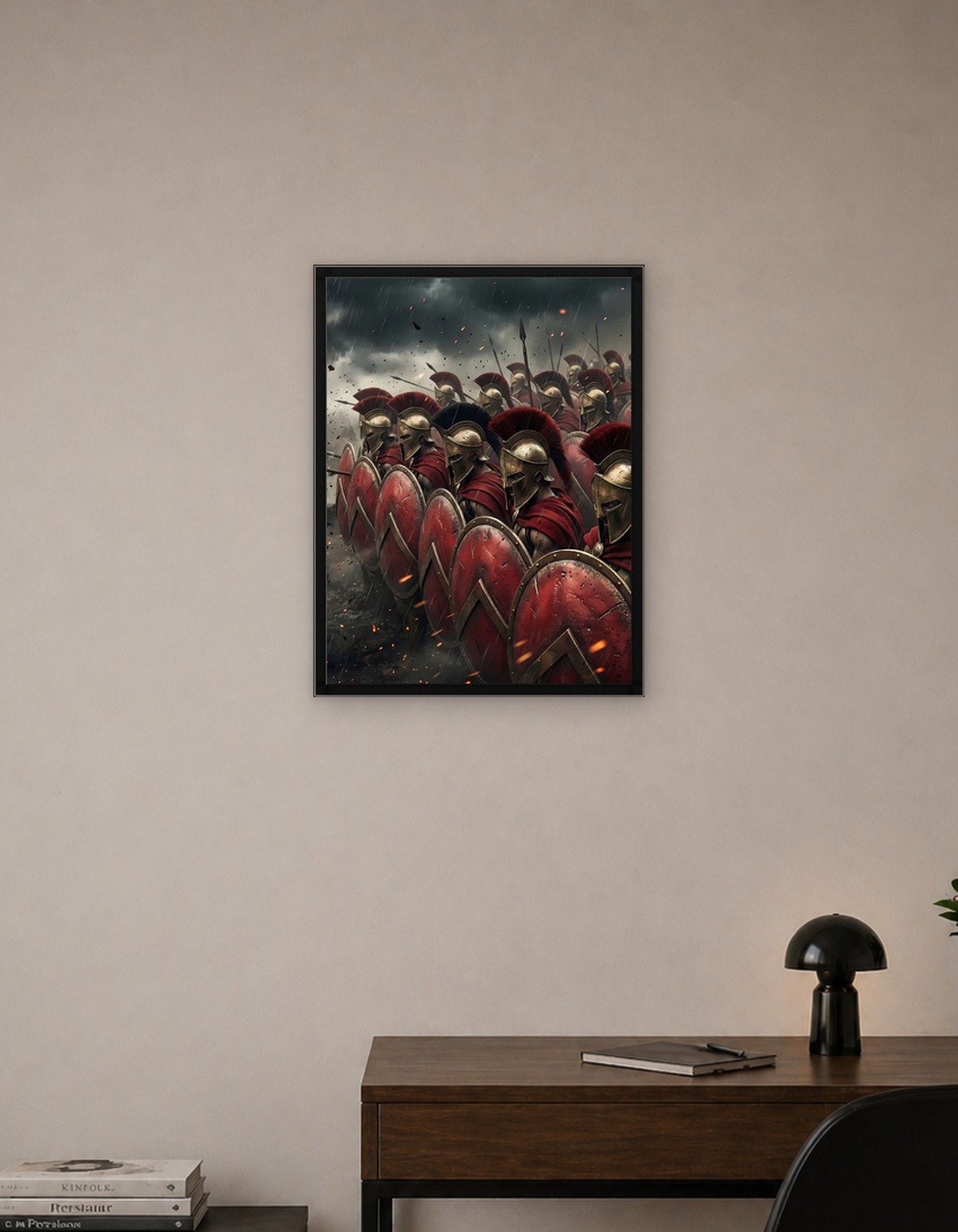 Spartan Army in Battle Formation