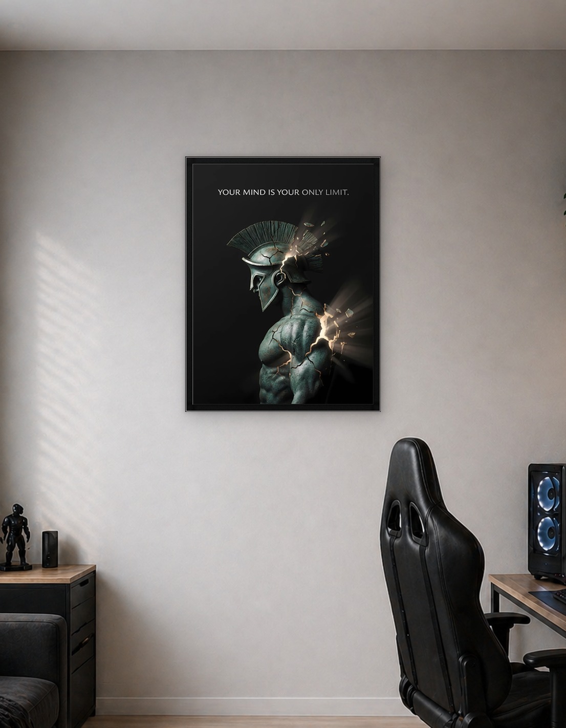 Spartan Statue: Mind Over Matter