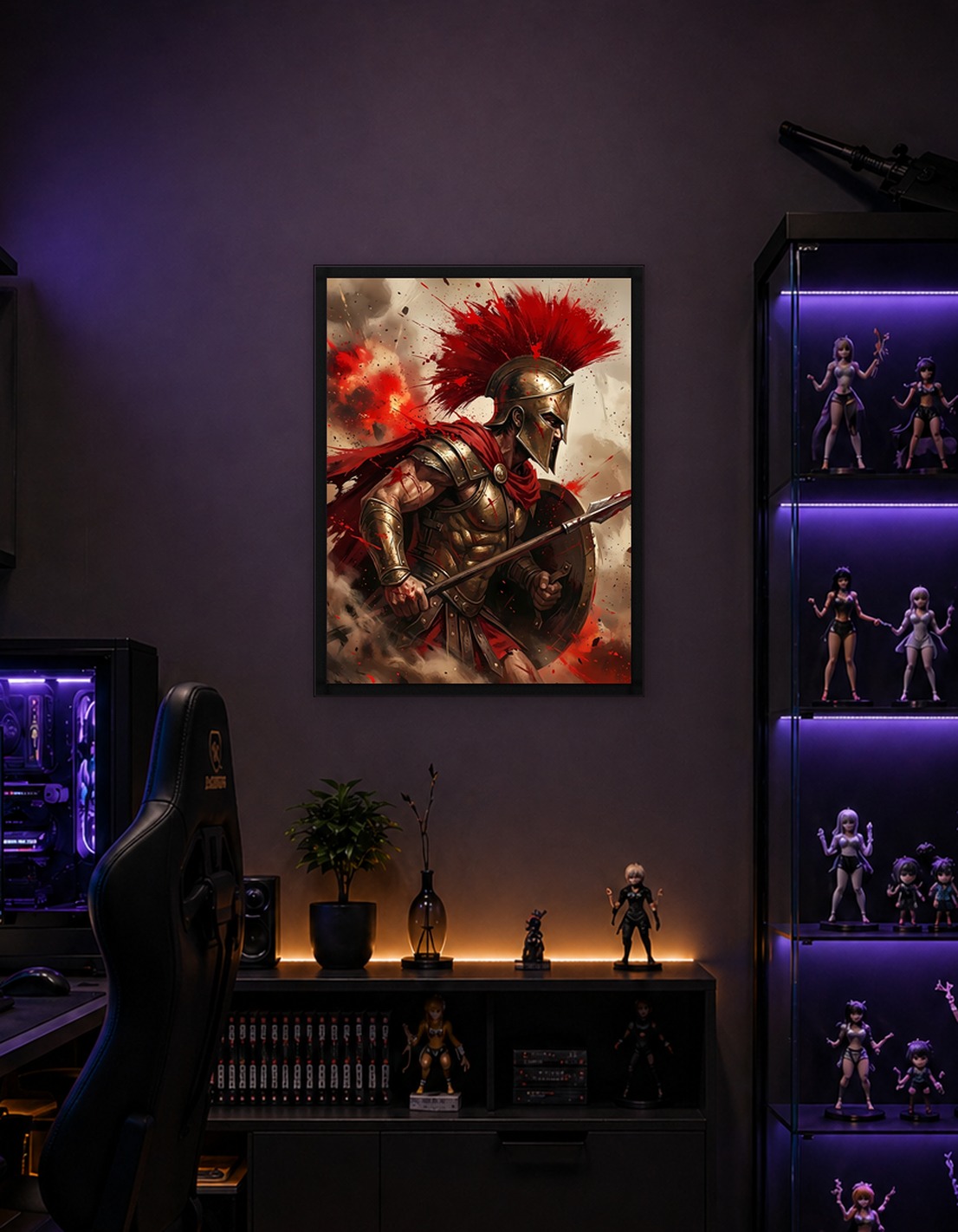 Spartan Warrior in Battle - 9355674