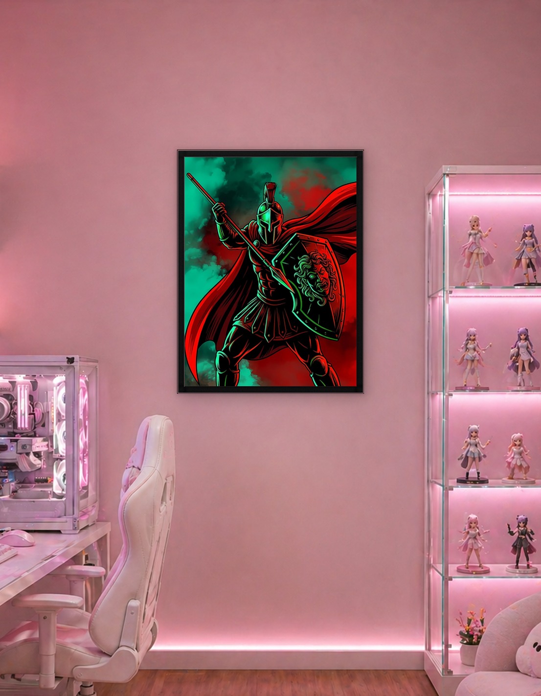 Spartan Warrior with Spear and Shield - 9356394