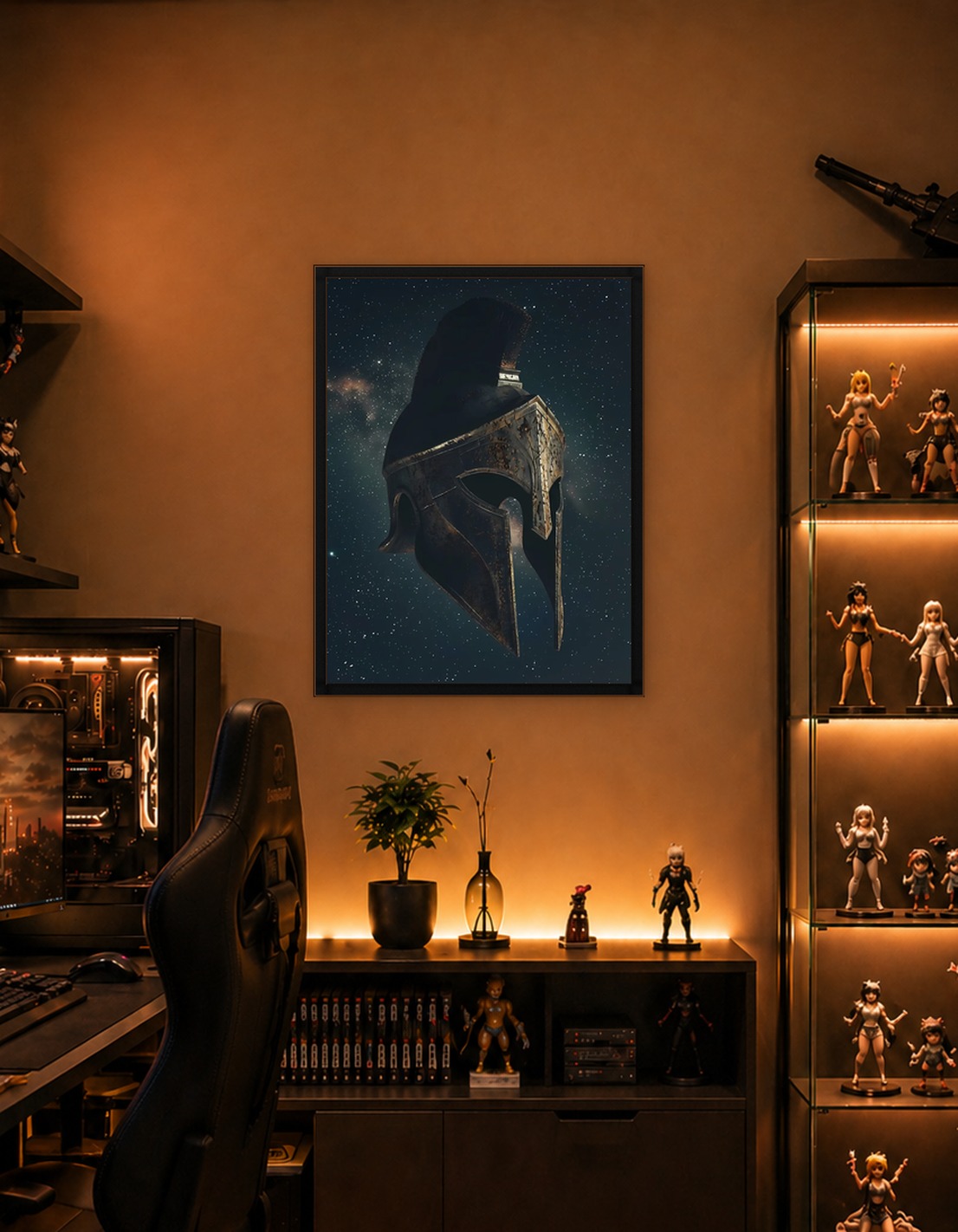 Spartan Helmet in Space - 9356718